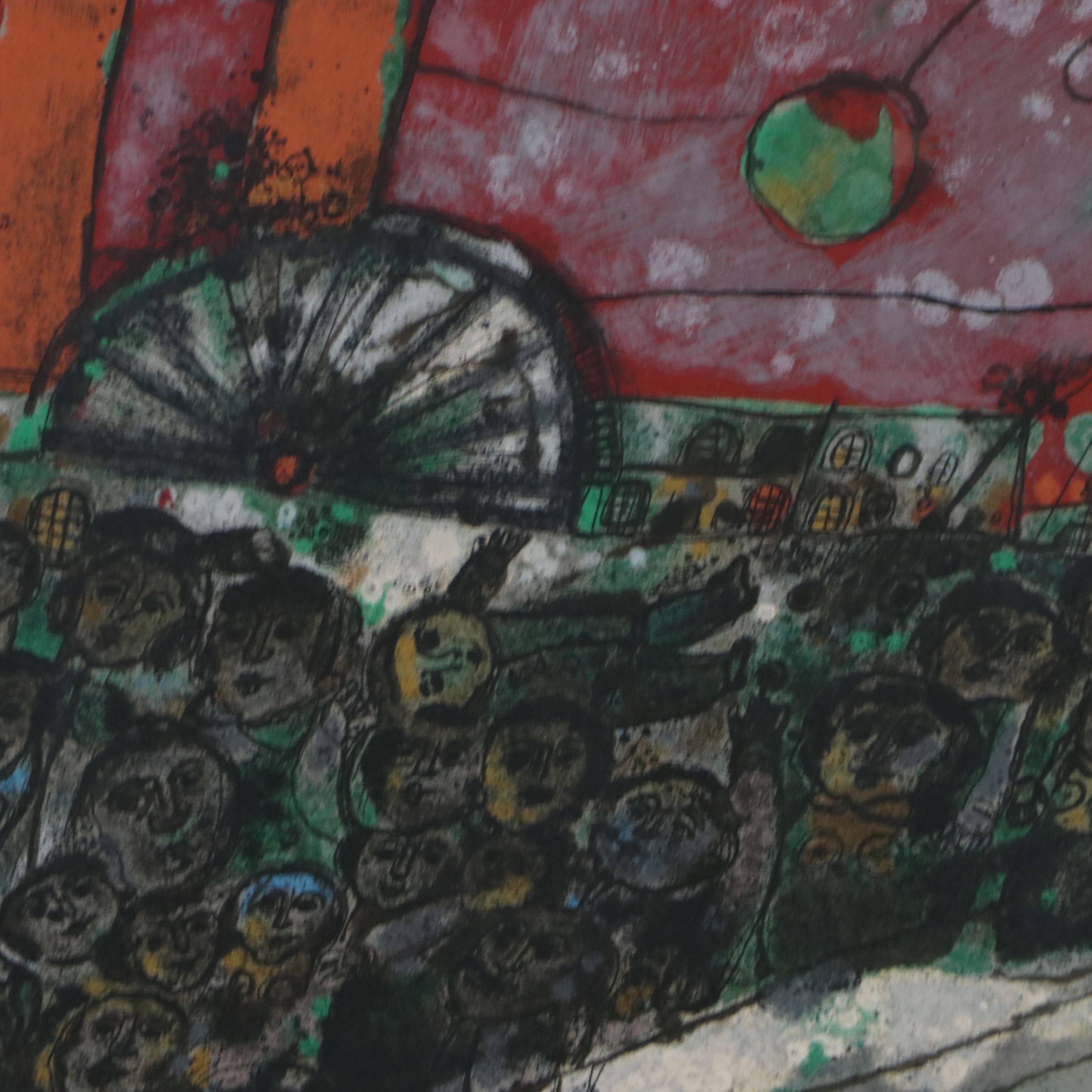 Théo Tobiasse Lithograph "Exodus," 1968