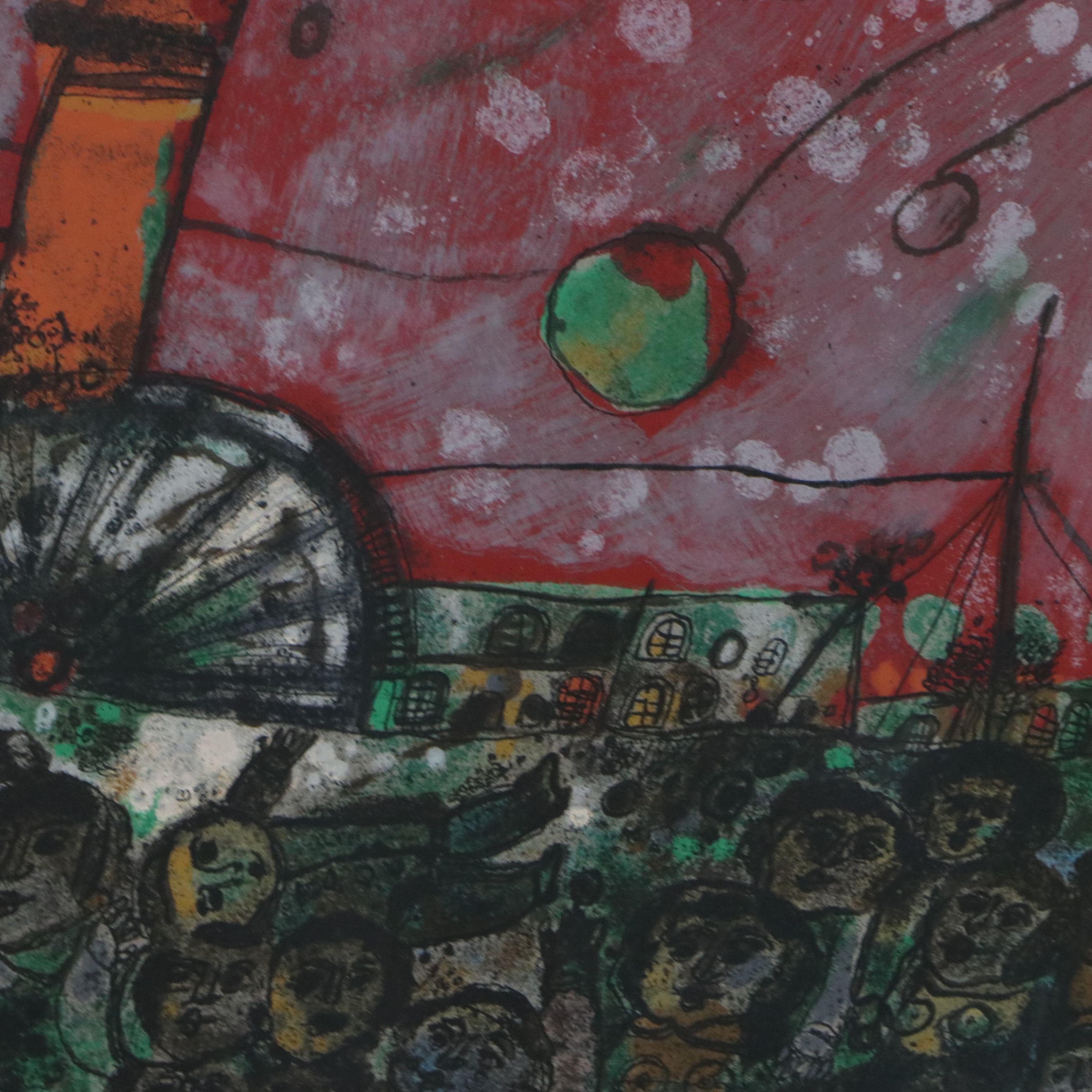 Théo Tobiasse Lithograph "Exodus," 1968