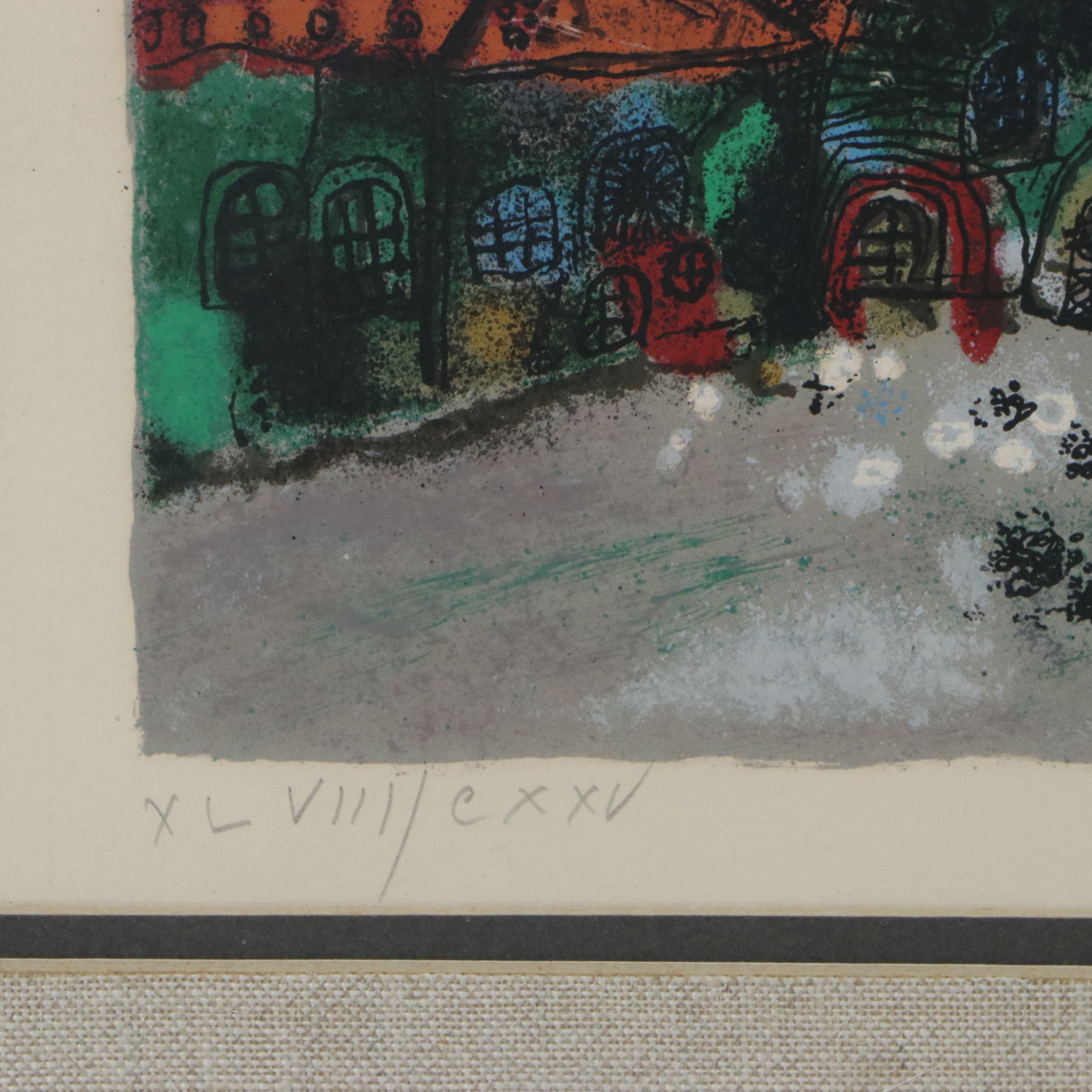 Théo Tobiasse Lithograph "Exodus," 1968