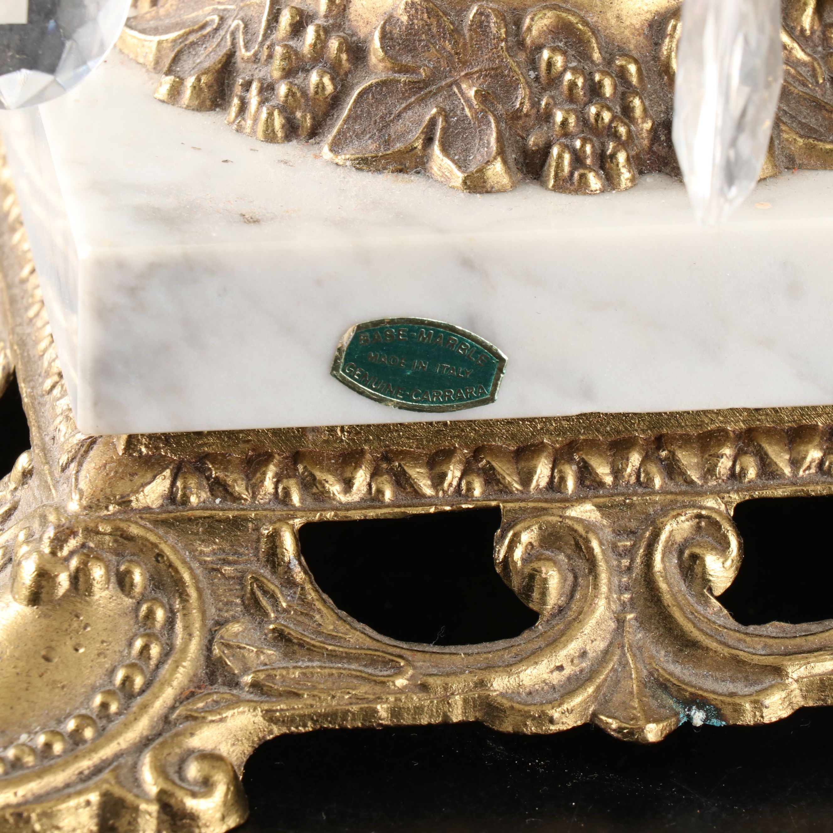 Hollywood Regency Style Crystal Compote Bowl