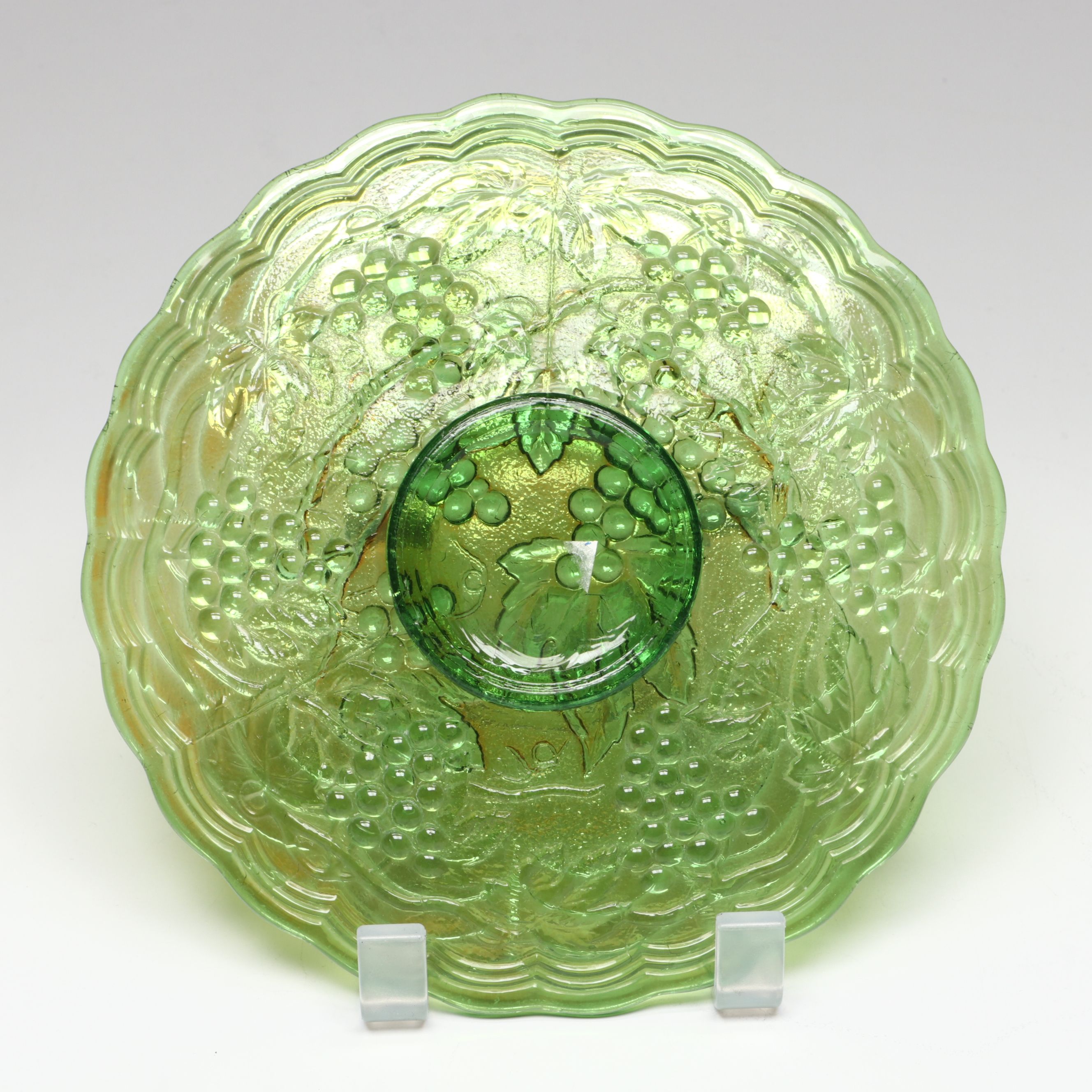 Northwood Carnival Glass Handkerchief Bowl with More Carnival Glass Tableware