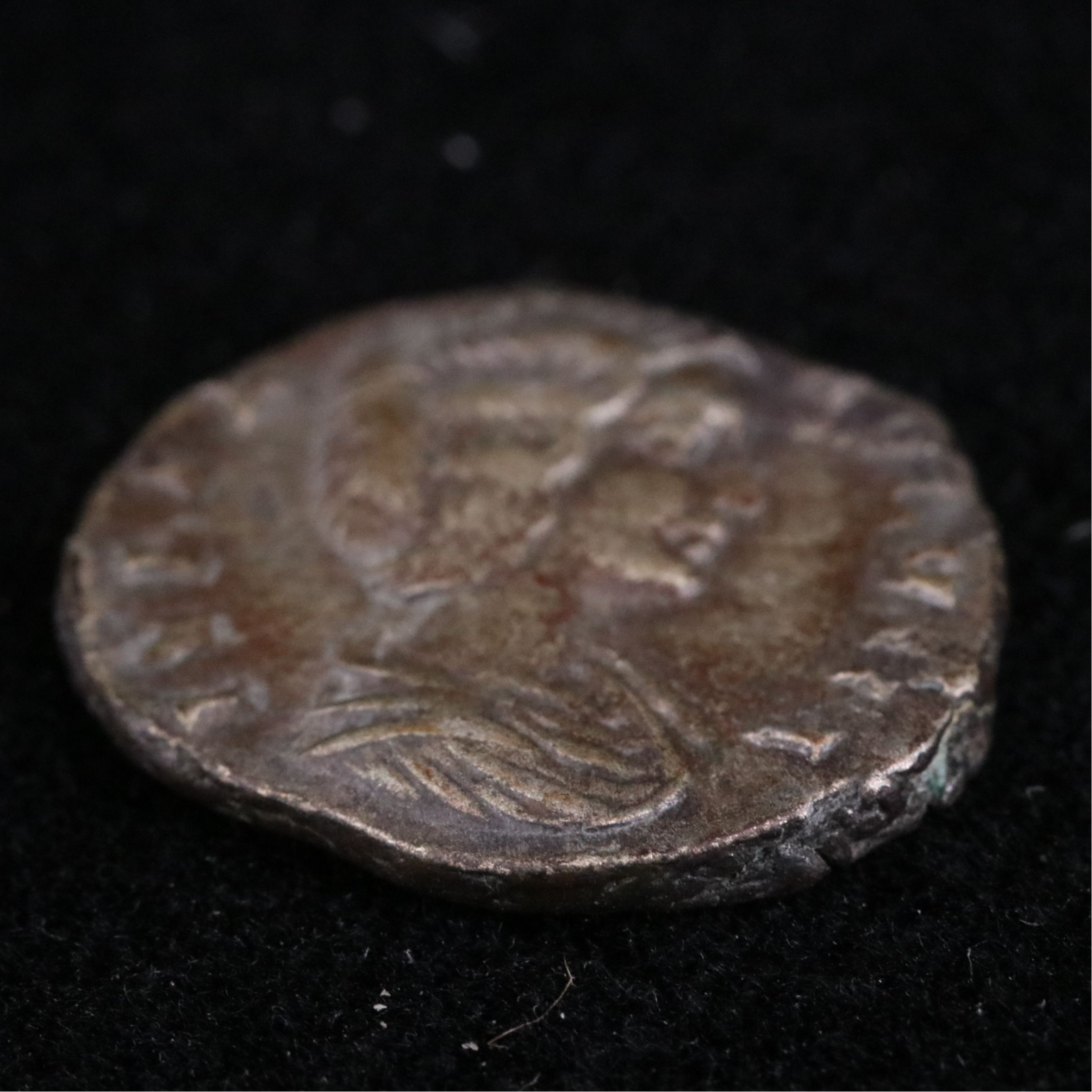 Ancient Roman Imperial AR Denarius Coin of Julia Domna, ca. 198 A.D.