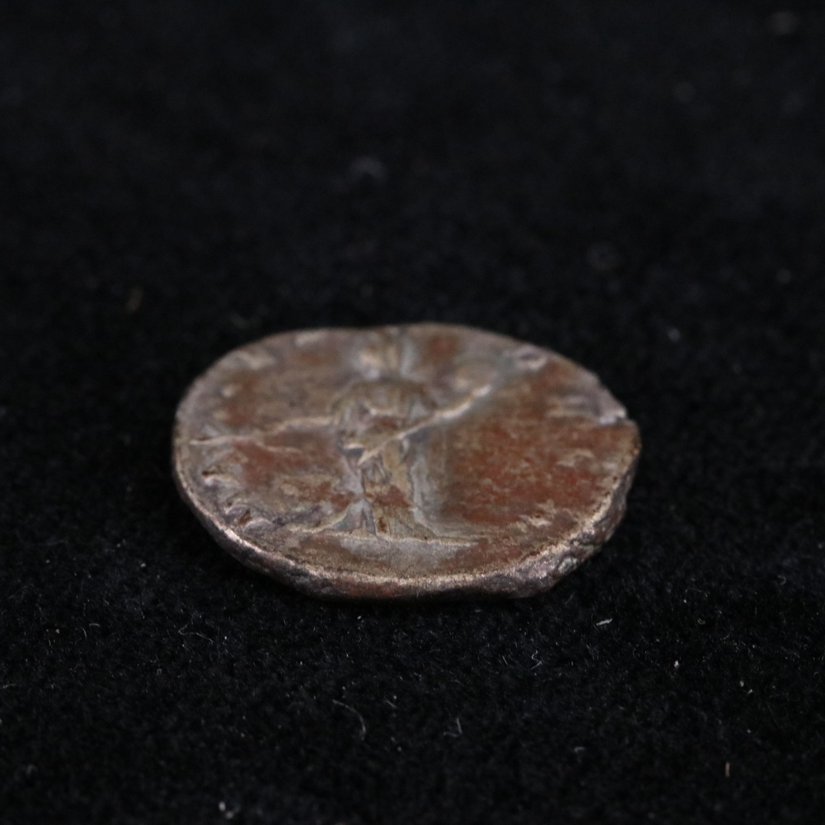 Ancient Roman Imperial AR Denarius Coin of Julia Domna, ca. 198 A.D.