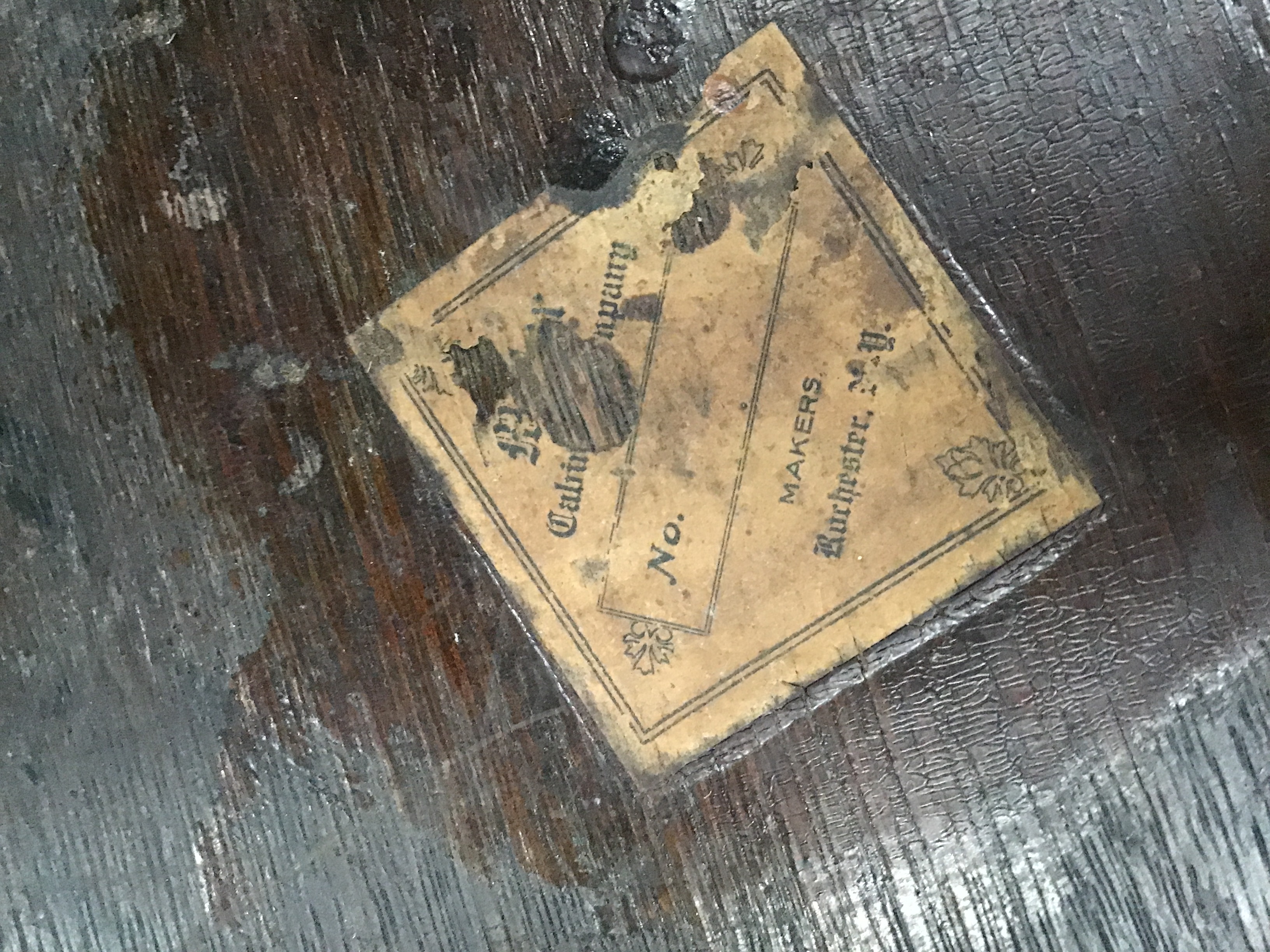 Miller Cabinet Co. Craftsman White Oak Tabouret, Early 20th Century