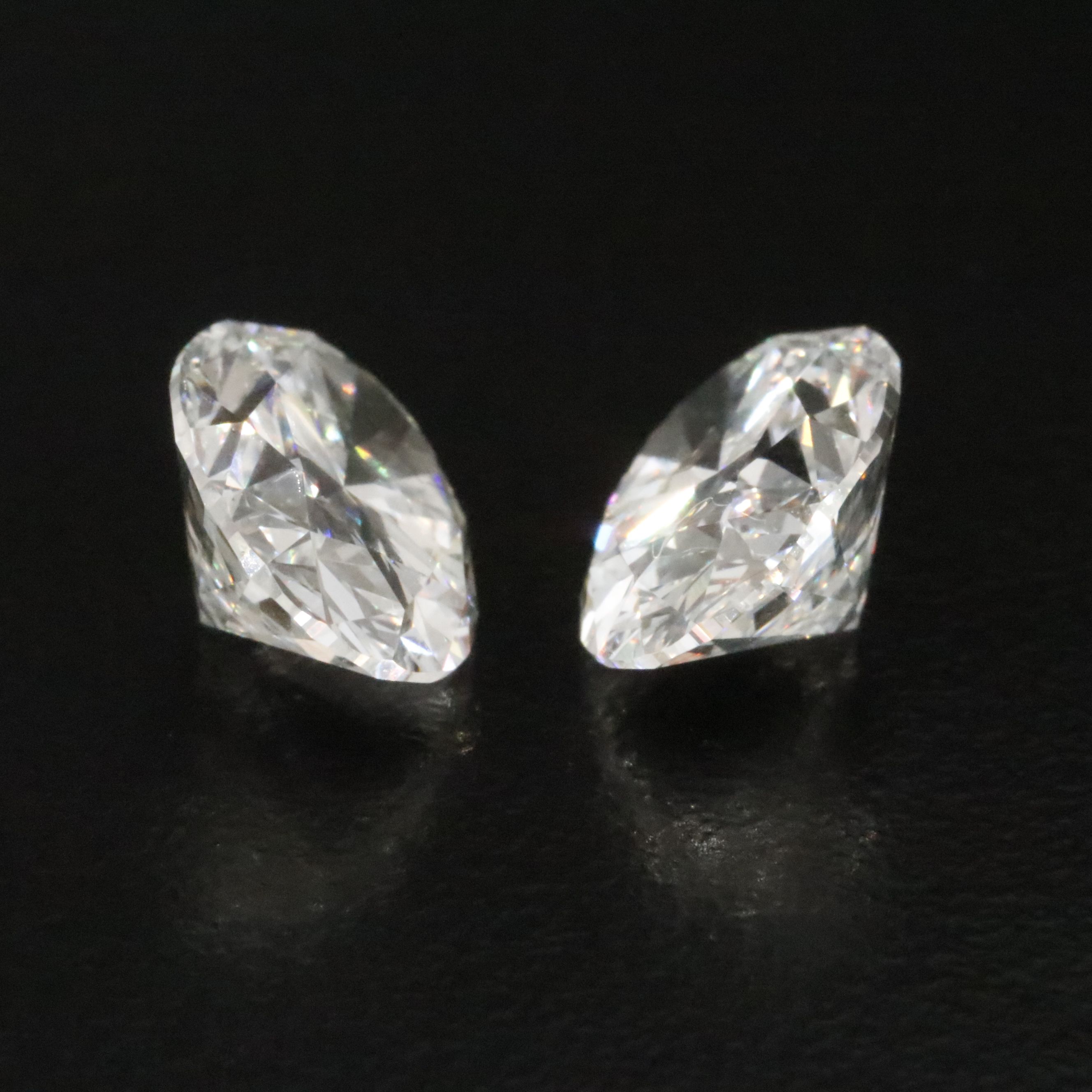 Loose 6.05 CTW Lab Grown Diamond Matched Pair with IGI Reports