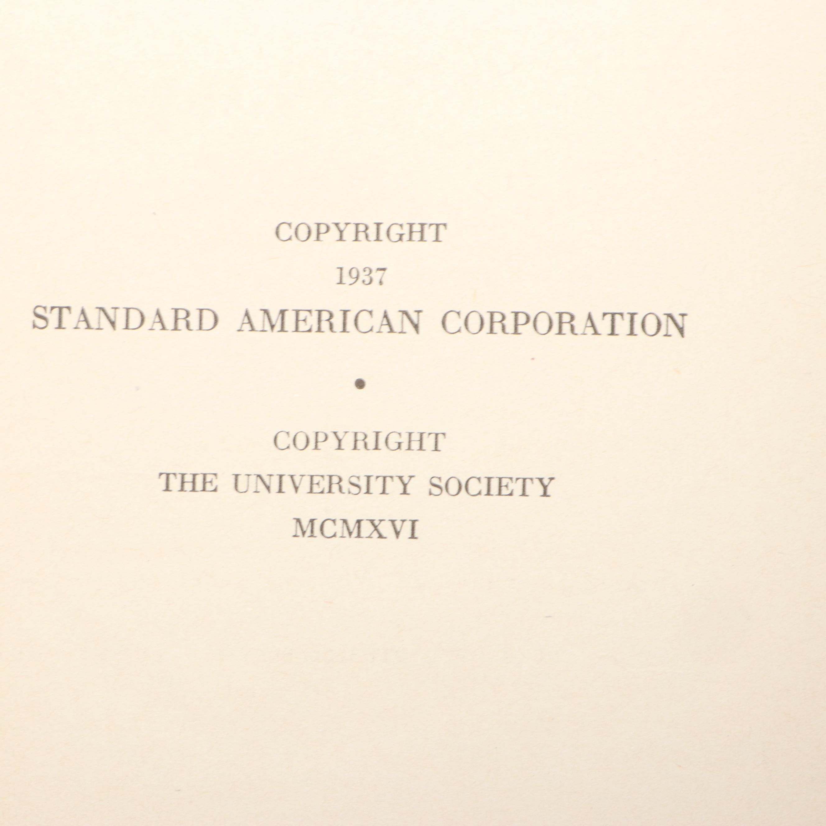 "The Standard American Encyclopedia" Partial Set Edited by Walter Miller, 1937