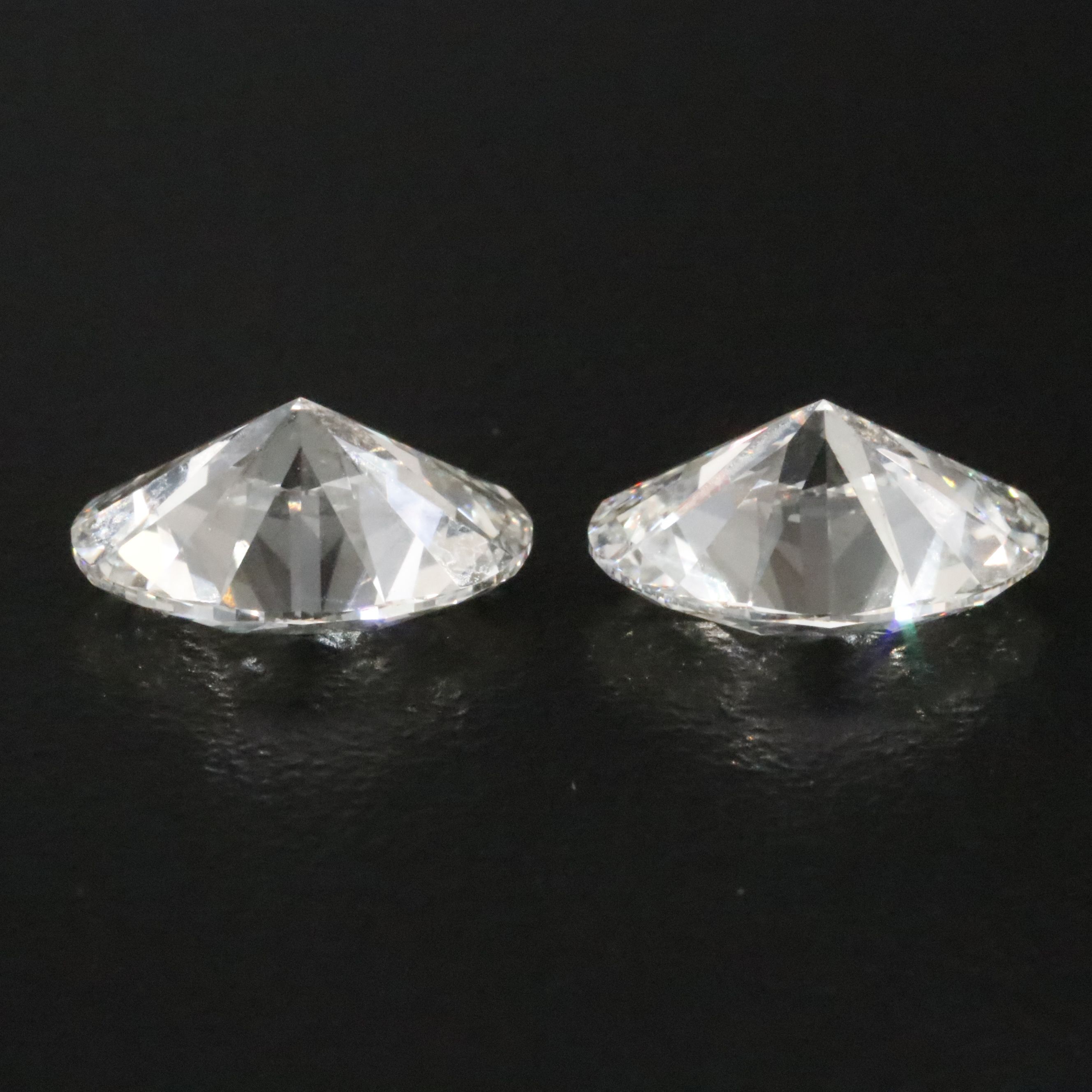 Loose 6.05 CTW Lab Grown Diamond Matched Pair with IGI Reports