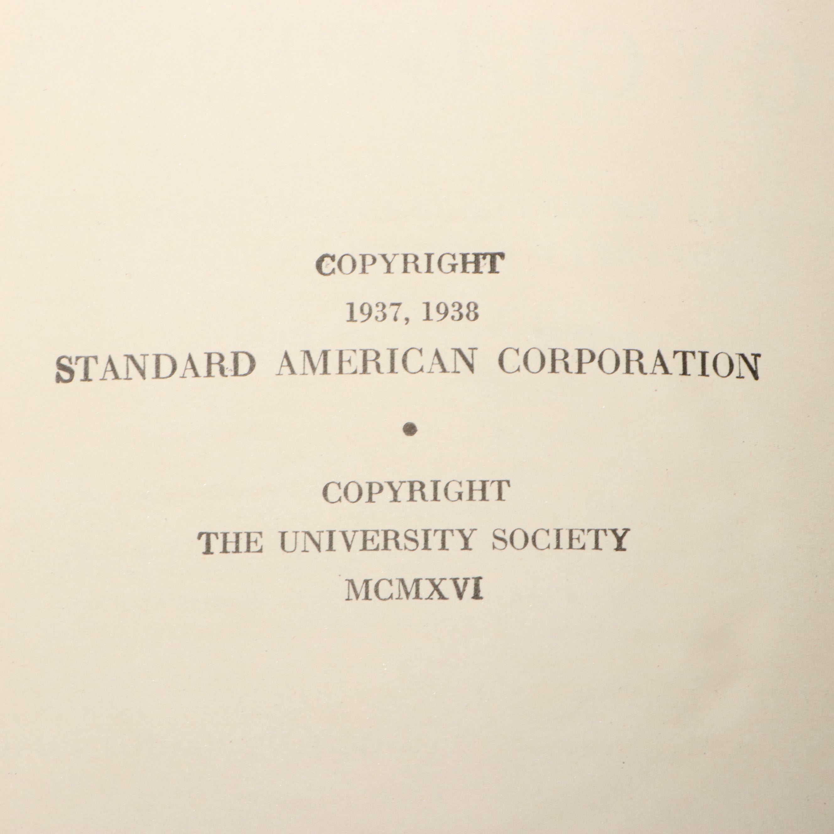 "The Standard American Encyclopedia" Partial Set Edited by Walter Miller, 1937