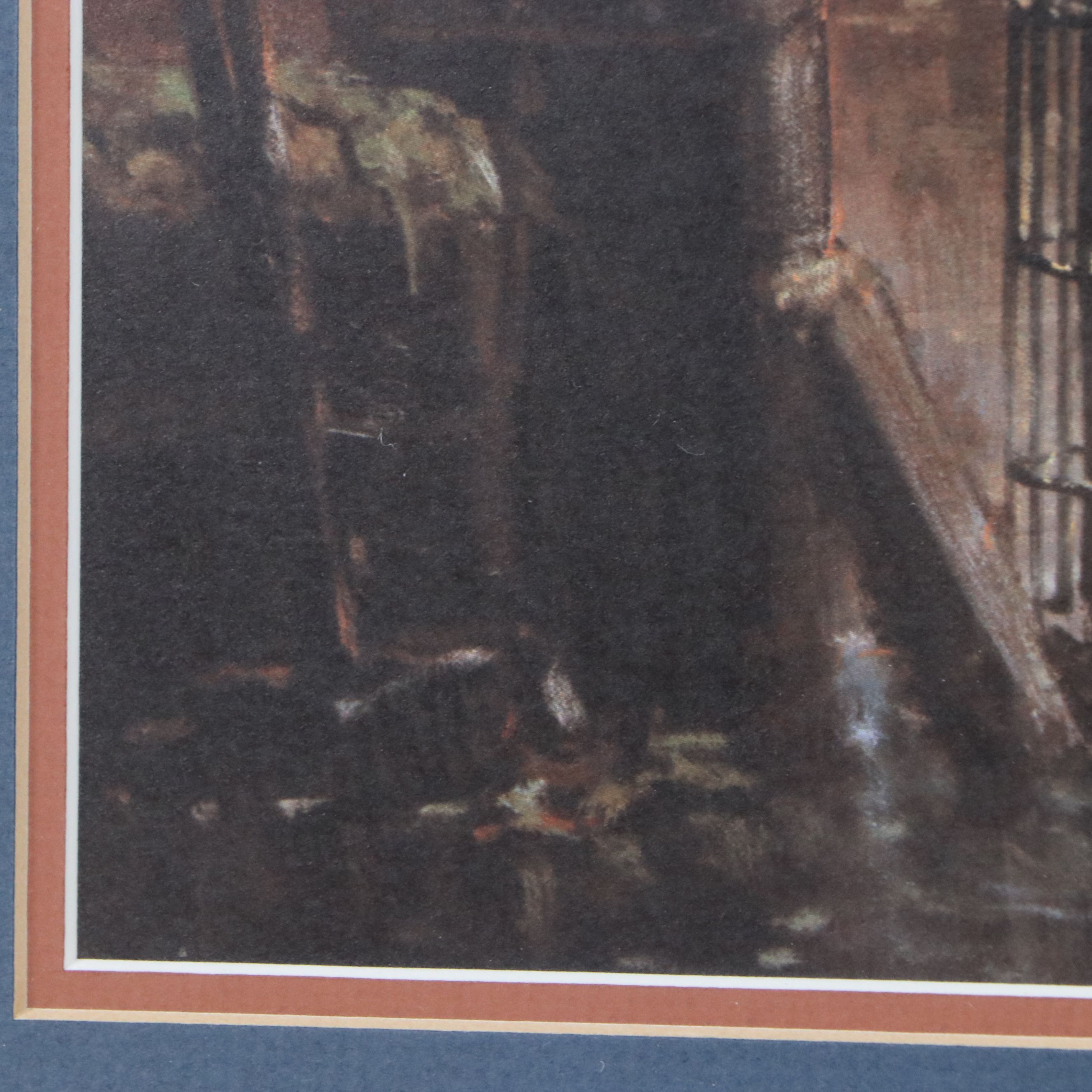 G. Harvey Offset Lithograph "Immigrants in a New Land," 1991