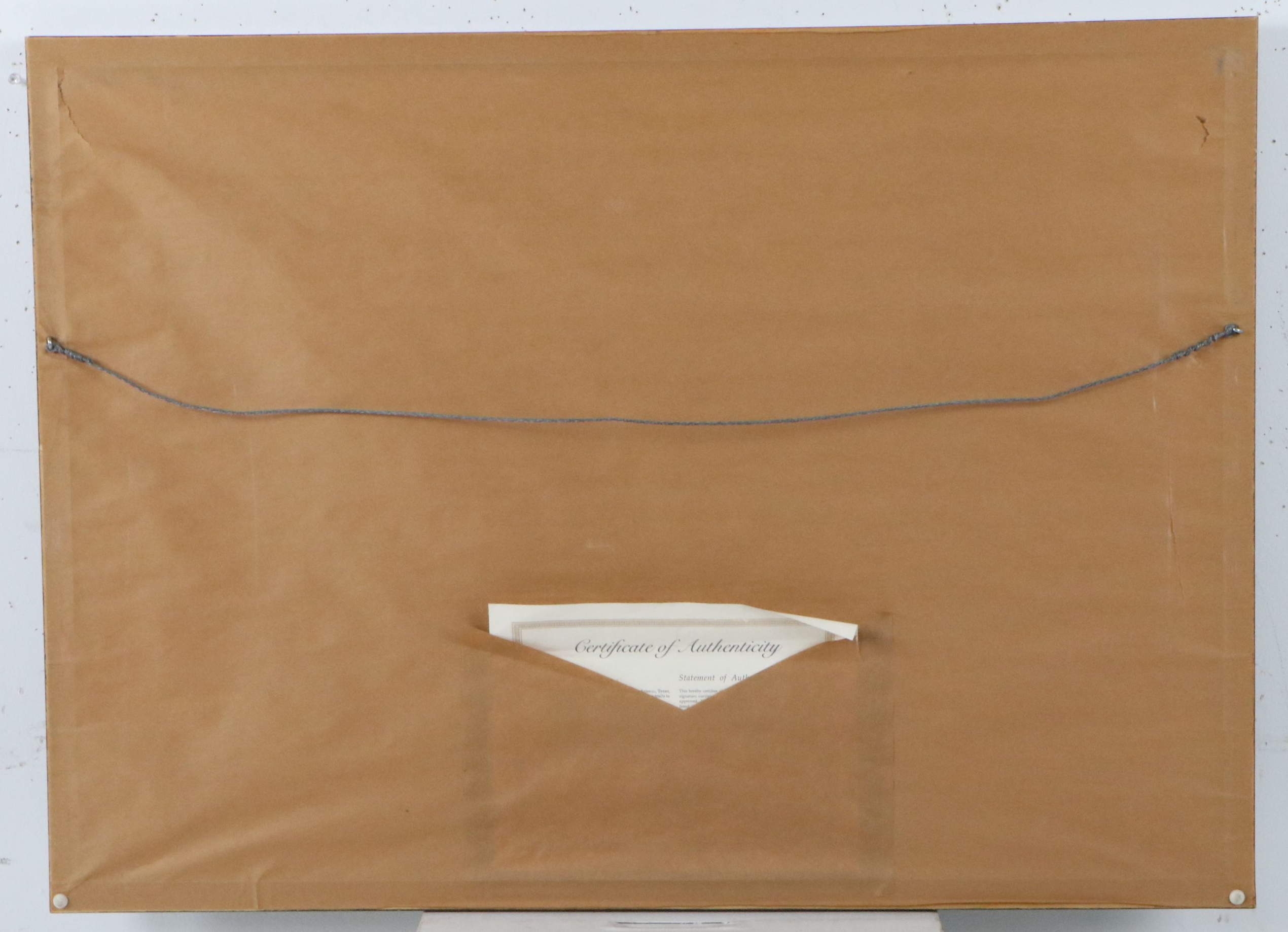 G. Harvey Offset Lithograph "Immigrants in a New Land," 1991