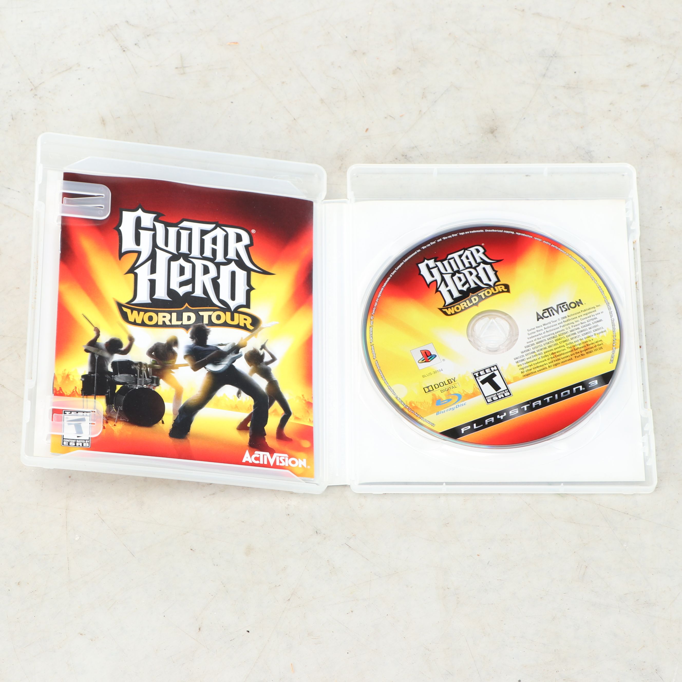 RockBand The Beatles Guitar and Drums with Other Game and Accessory