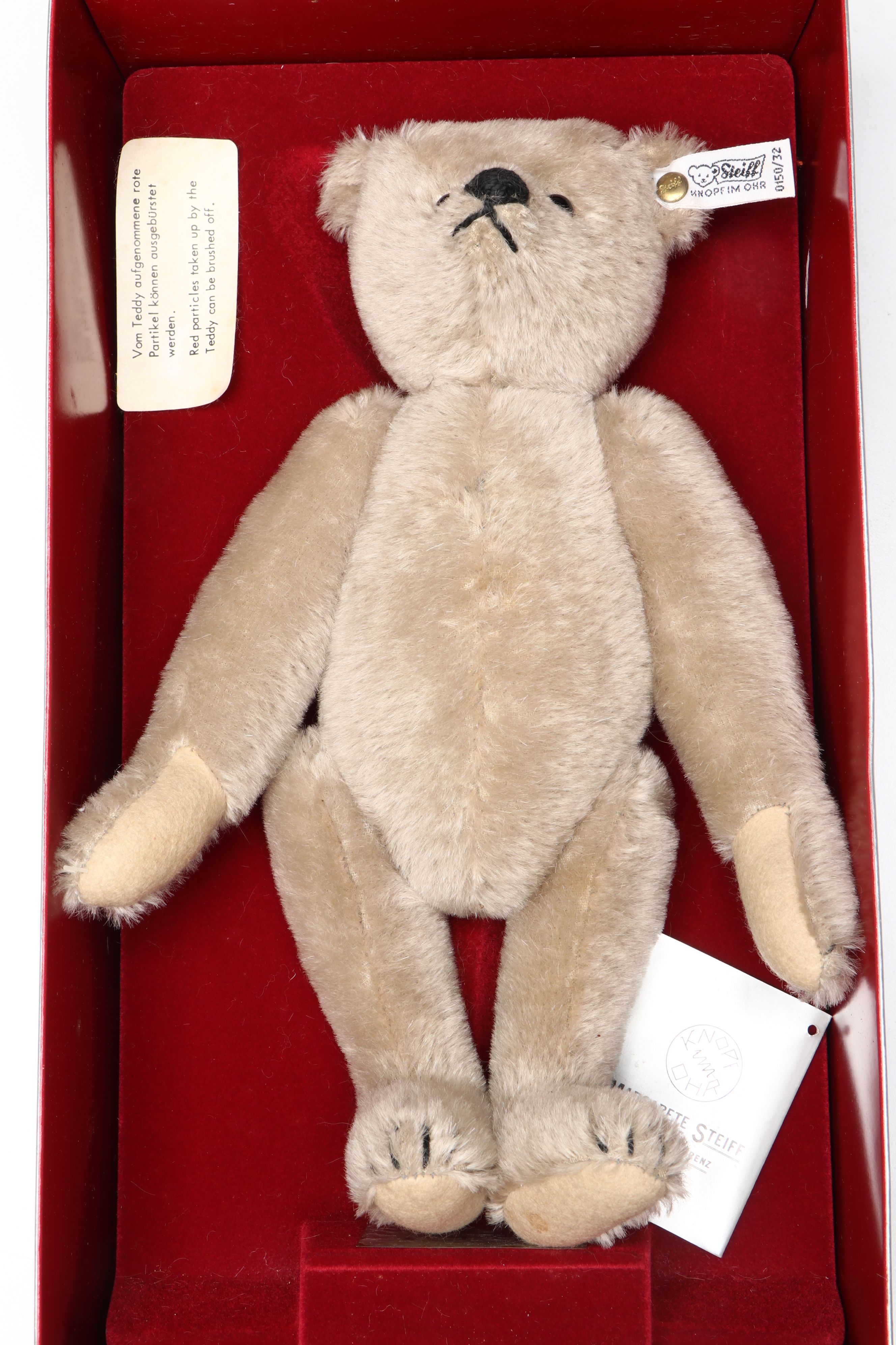 Margarete Steiff Mohair Jointed Teddy Bear in Box