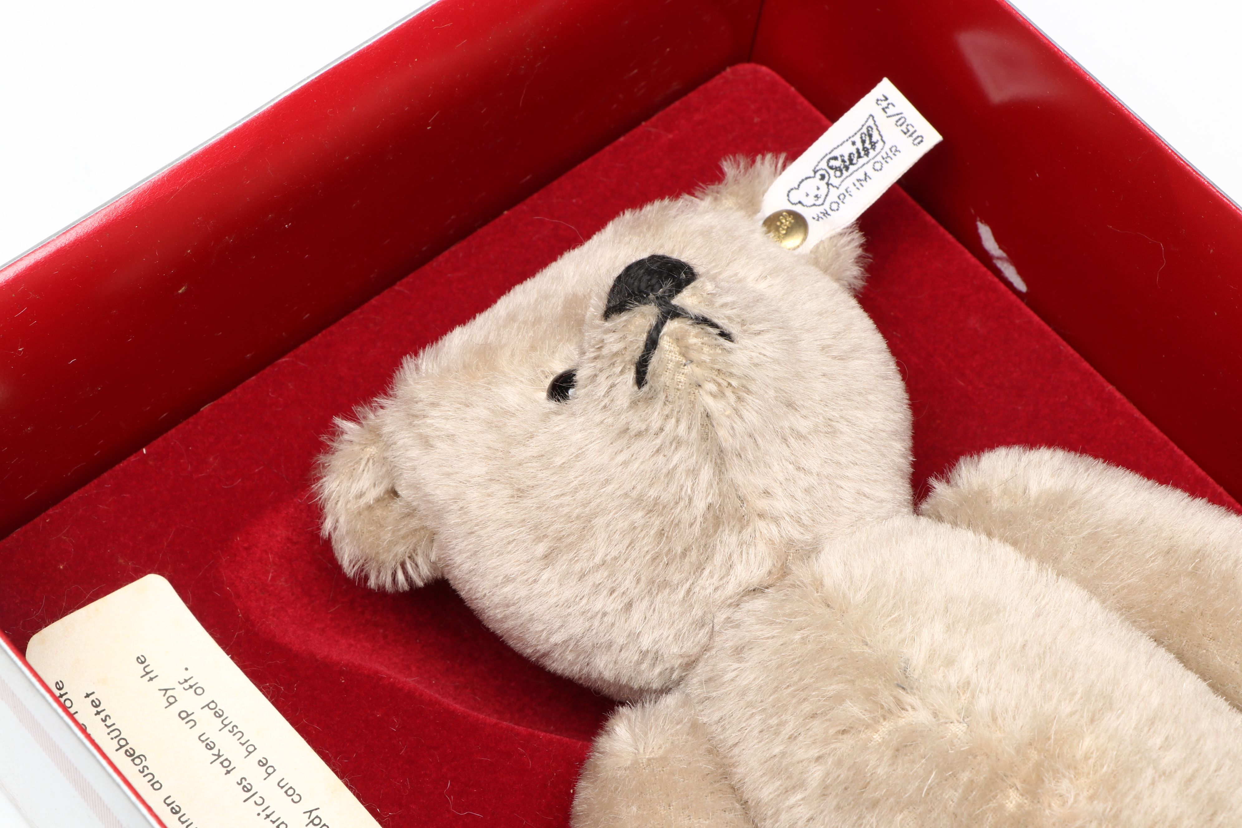 Margarete Steiff Mohair Jointed Teddy Bear in Box