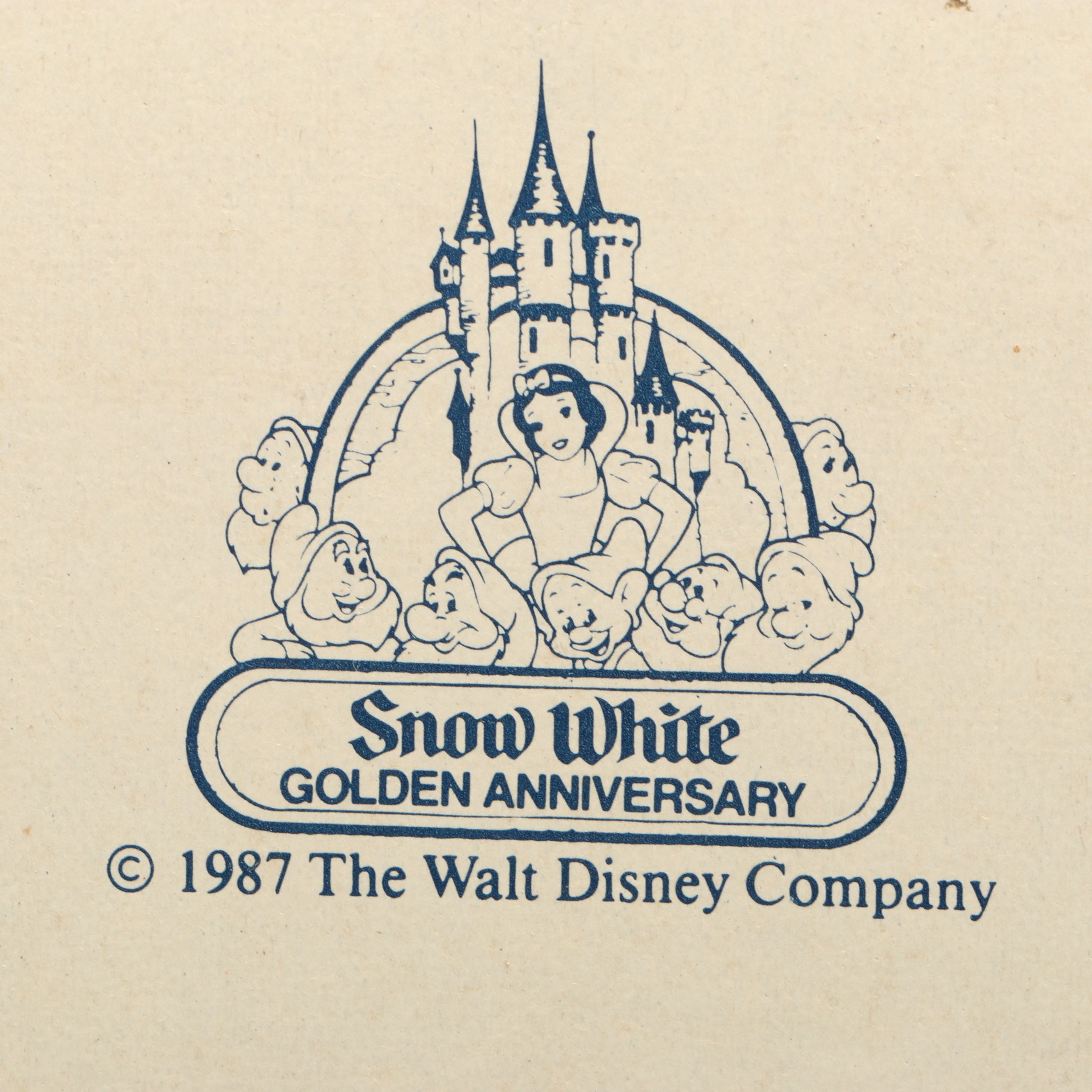 The Walt Disney Company "Snow White" Golden Anniversary Collector's Doll, 1987