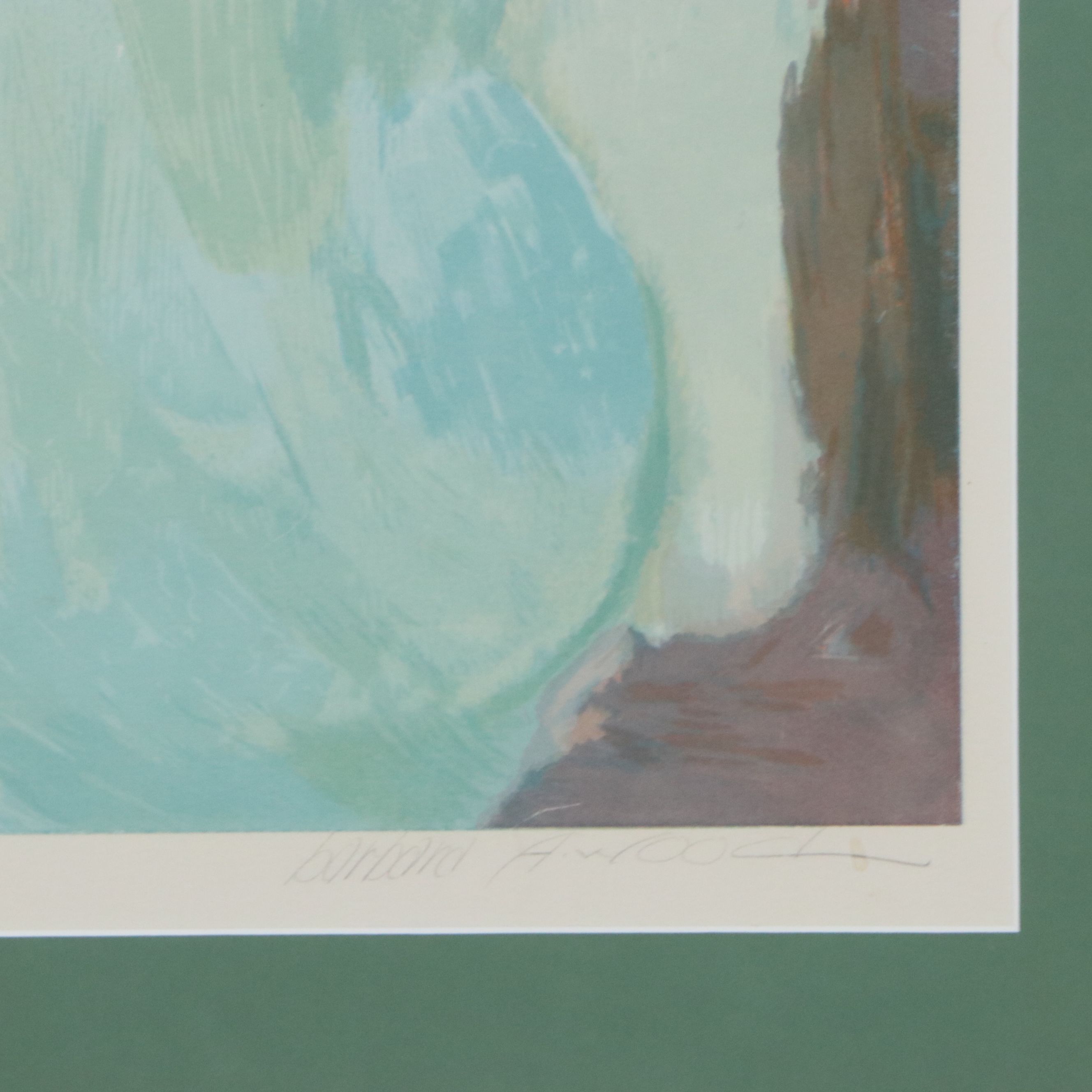 Barbara A. Wood Serigraph "Circle of Love," 1985