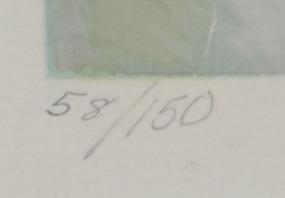 Barbara A. Wood Serigraph "Circle of Love," 1985