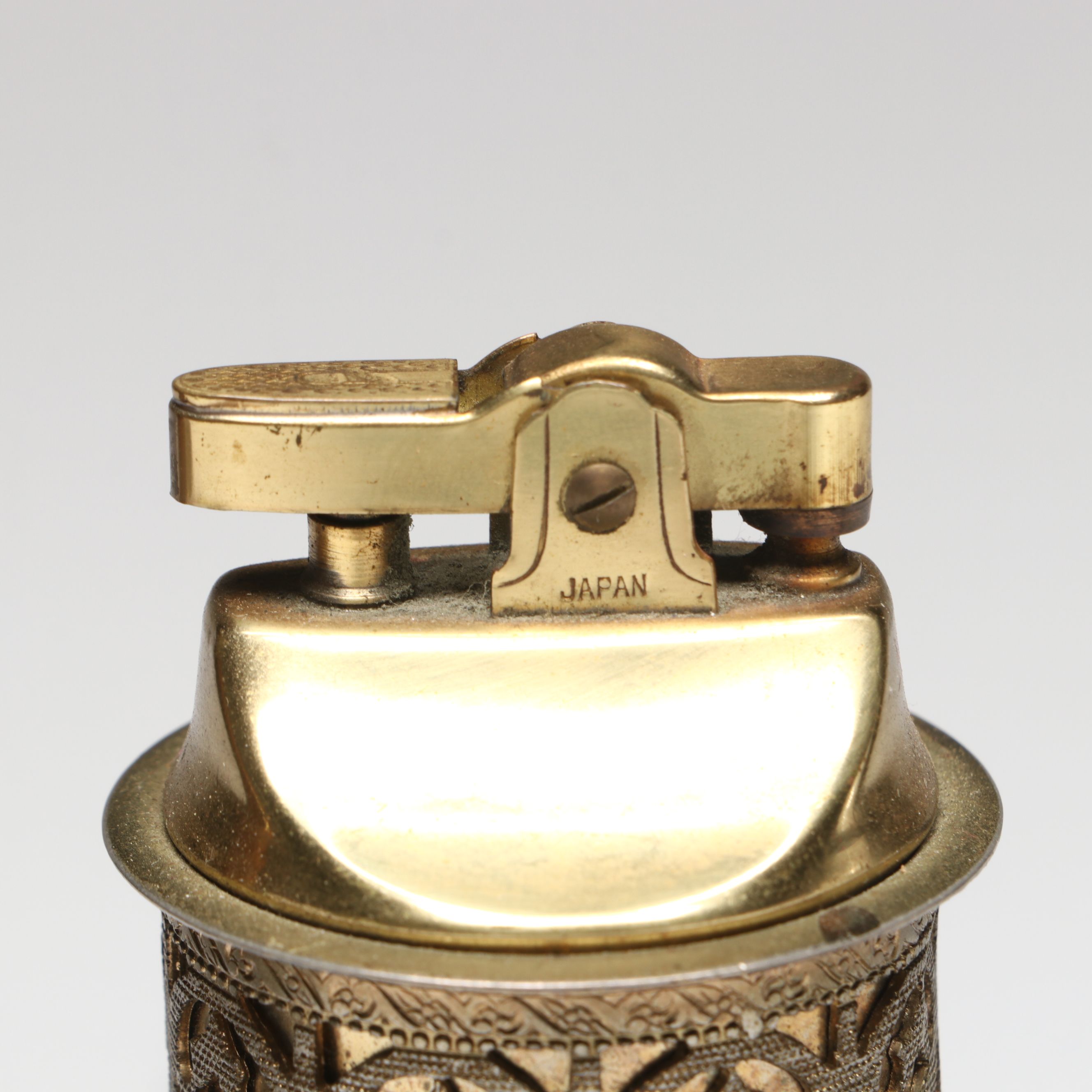 Vintage Candlestick Style Telephone with Brass Eagle Wall Hanging and More