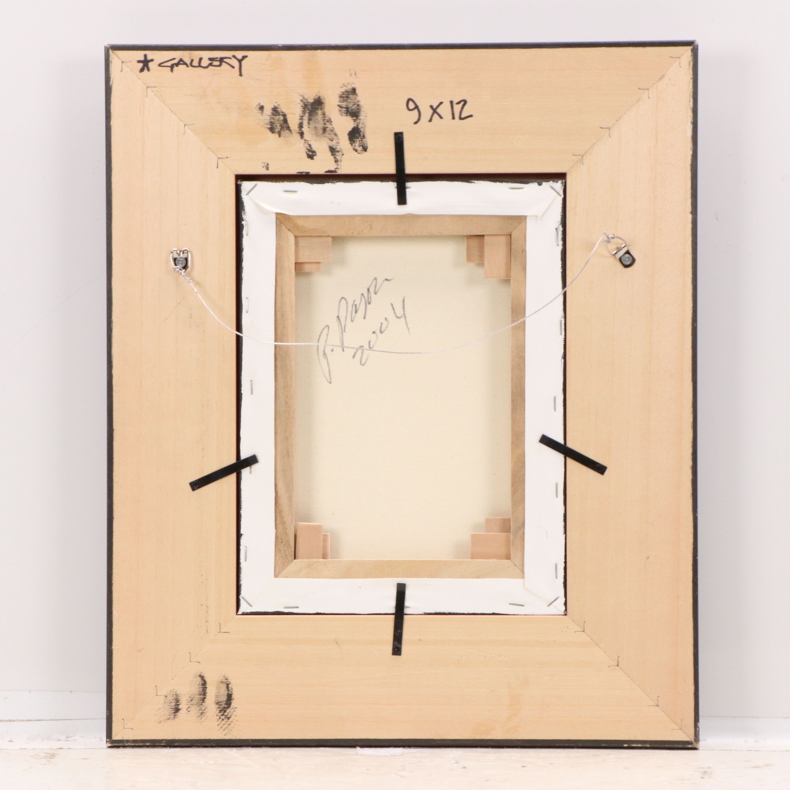 P. Pagayon Oil Painting of Orange Cat, 2004