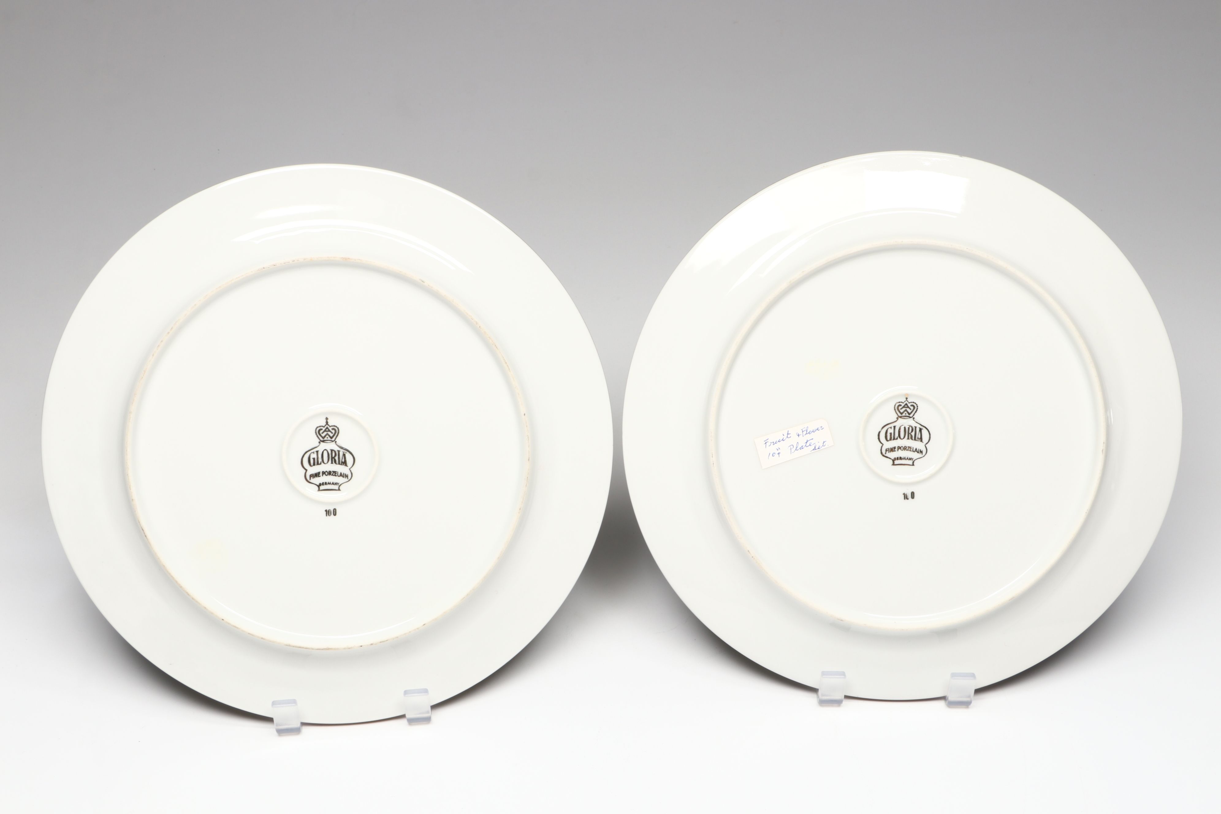 Sunshine Biscuits White House Tin with Limoges and Gloria Porcelain Plates