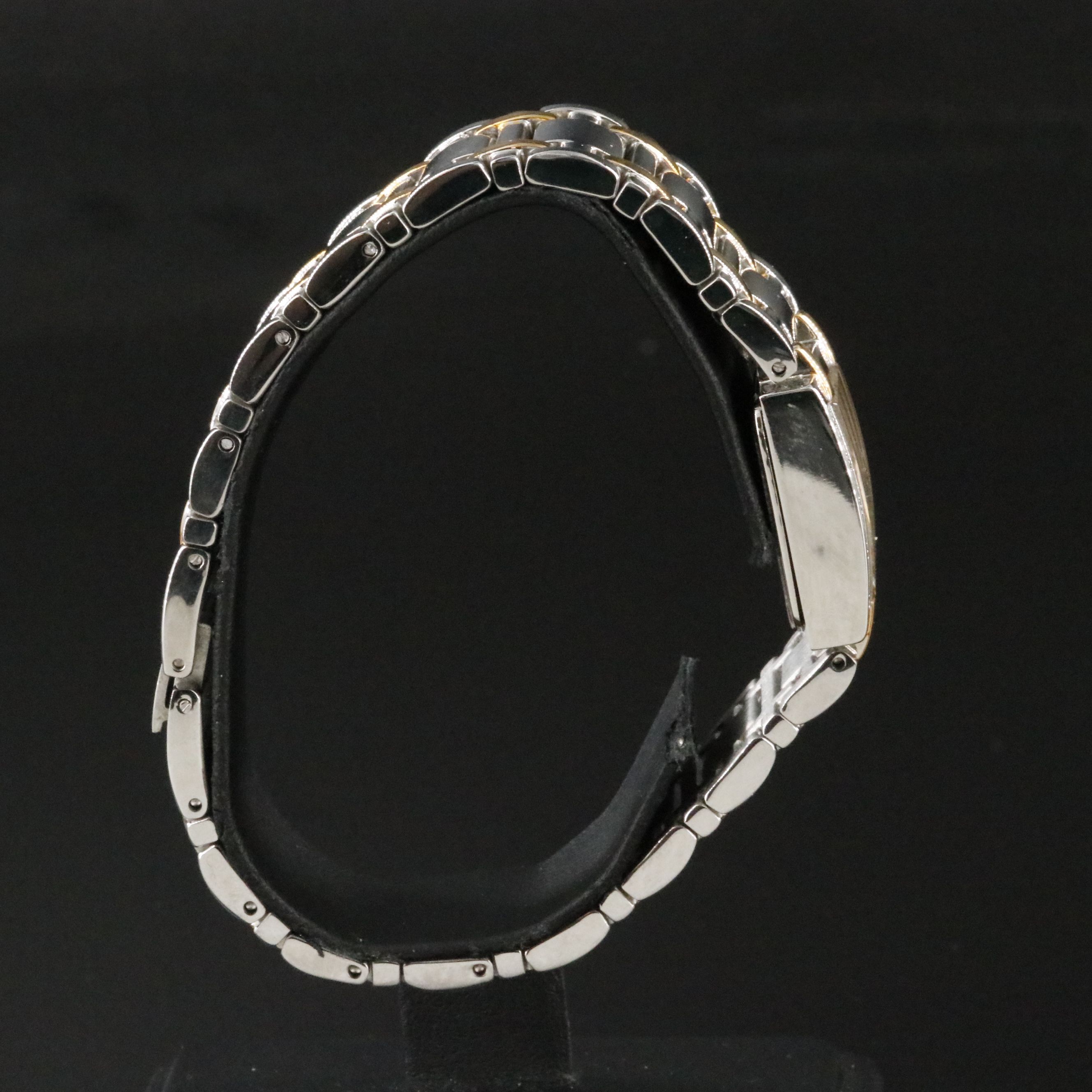 Xavier Diamond Two Tone Quartz Dress Watch with Diamond Accents