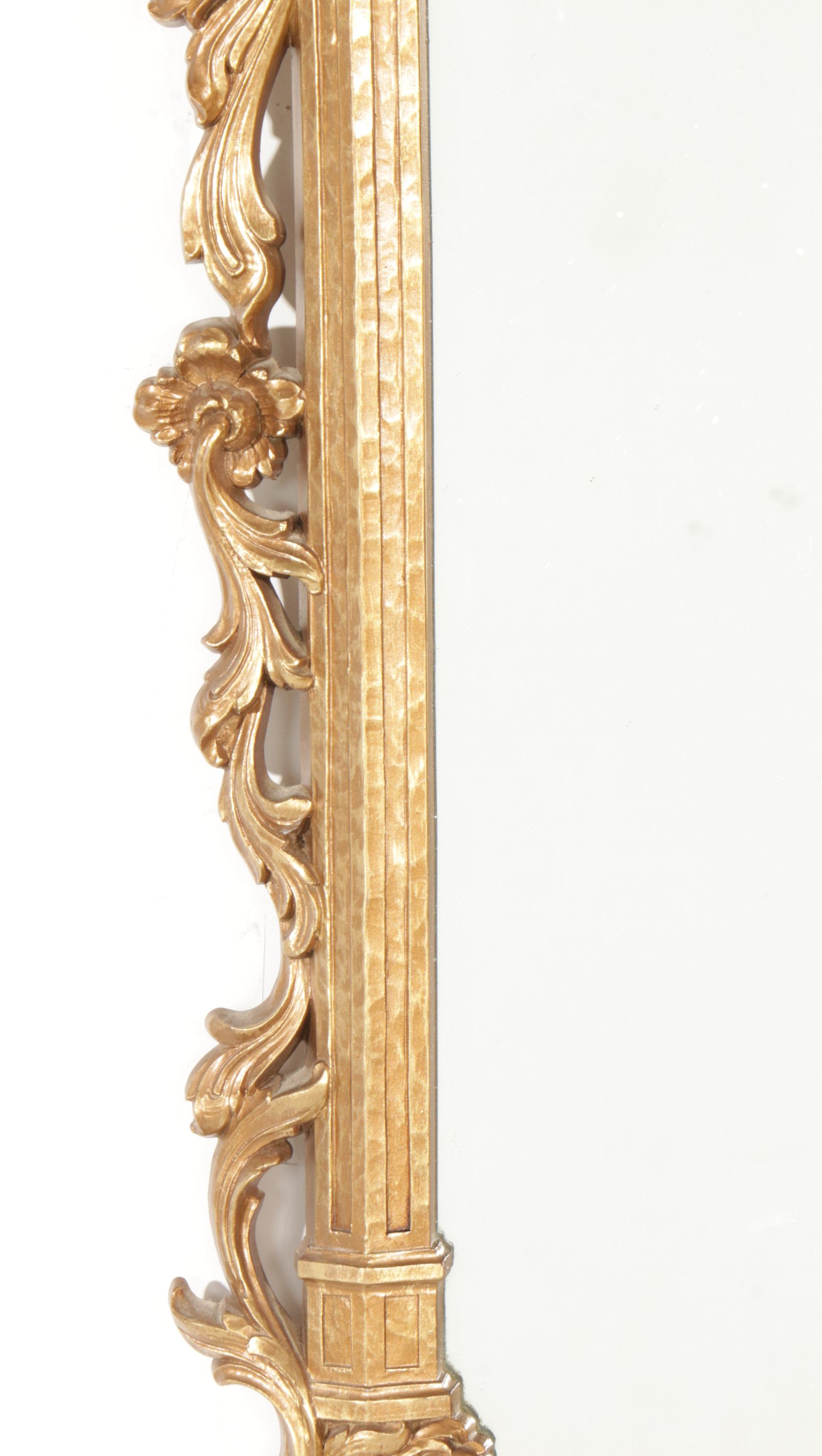 Syroco Rococo Style Giltwood Wall Mount Mirror, Early 21st Century
