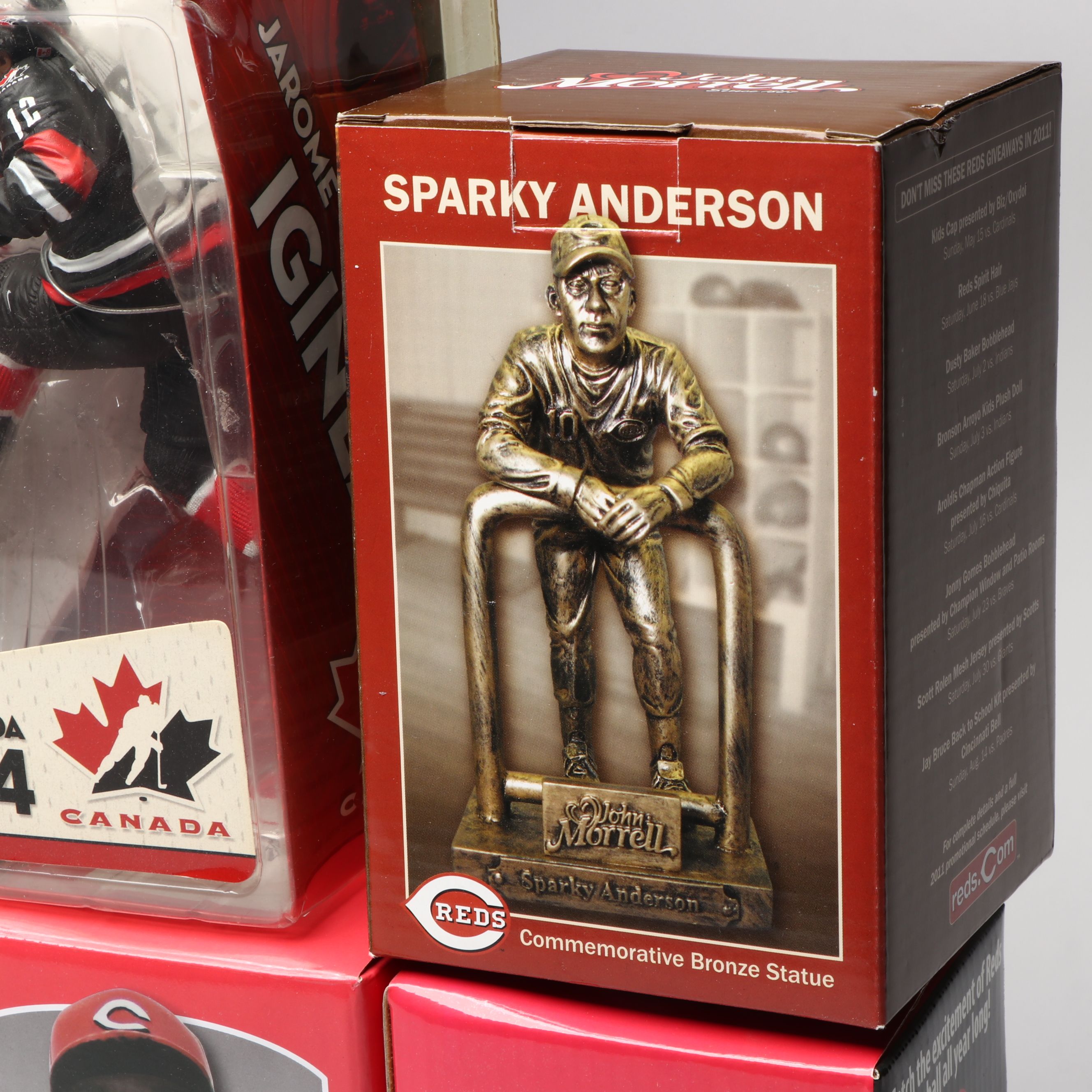 Cincinnati Reds with Other Hockey Bobbleheads and Figurines