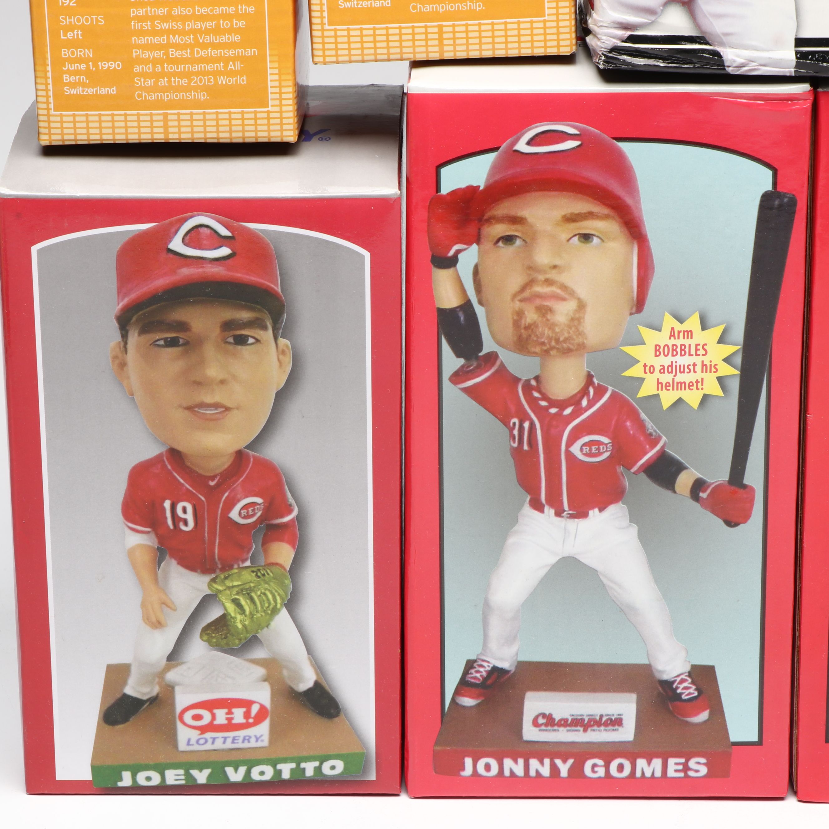 Cincinnati Reds with Other Hockey Bobbleheads and Figurines