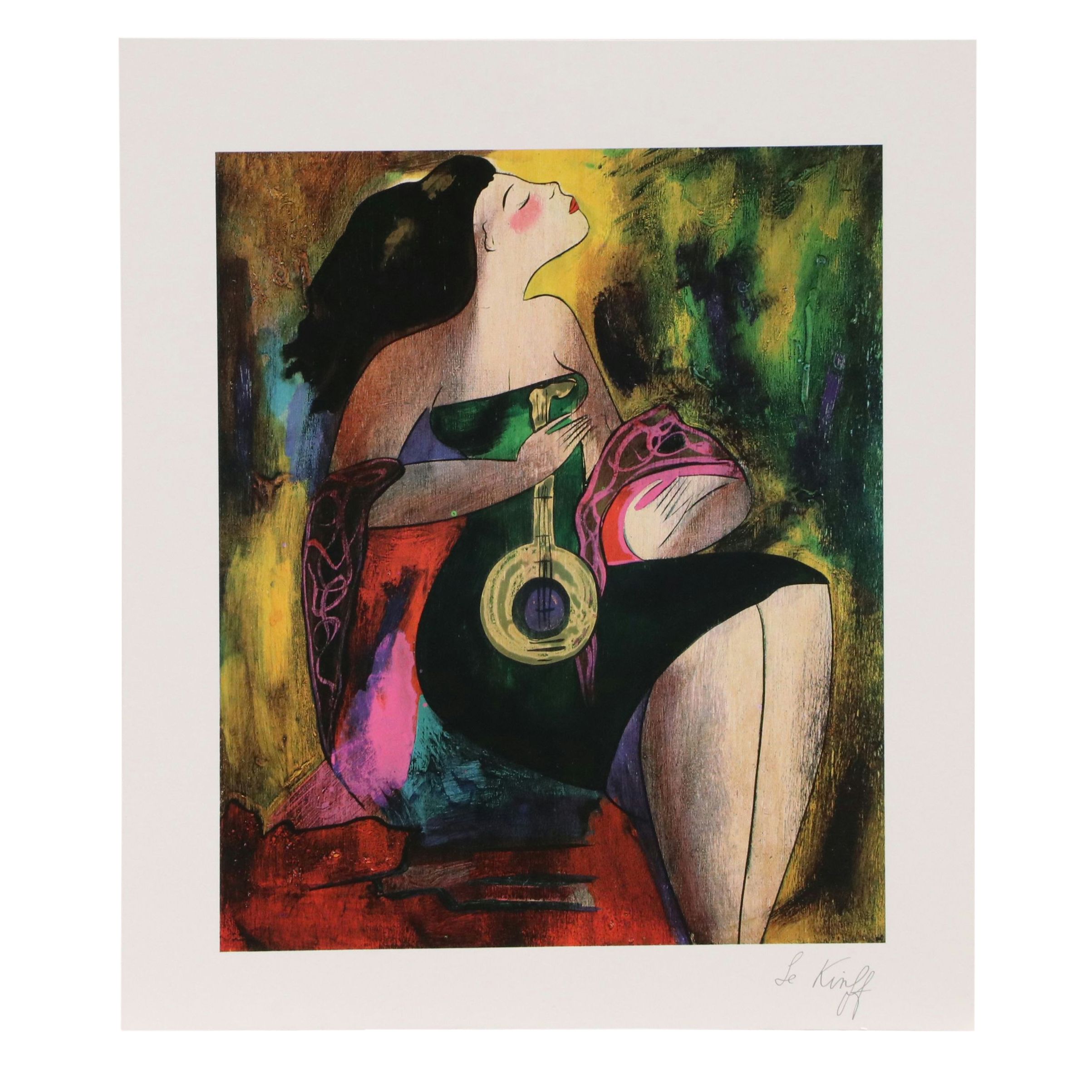 Linda Le Kinff and Jean-Claude Picot Seriolithographs