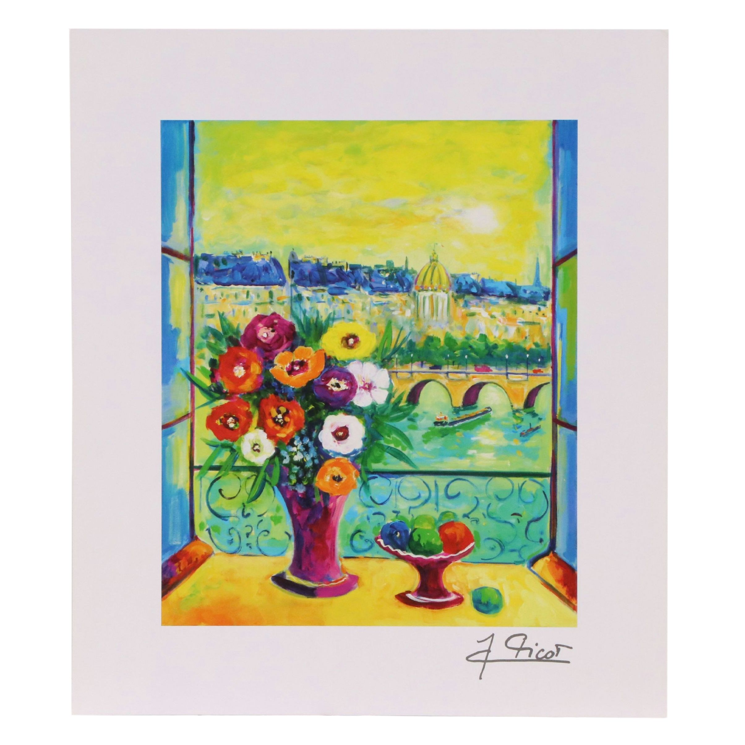 Linda Le Kinff and Jean-Claude Picot Seriolithographs