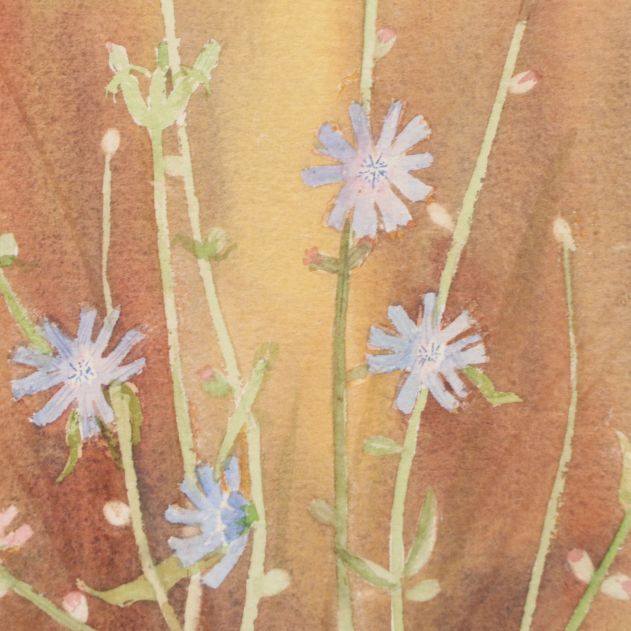 Joy Shott Watercolor Painting "Chicory"
