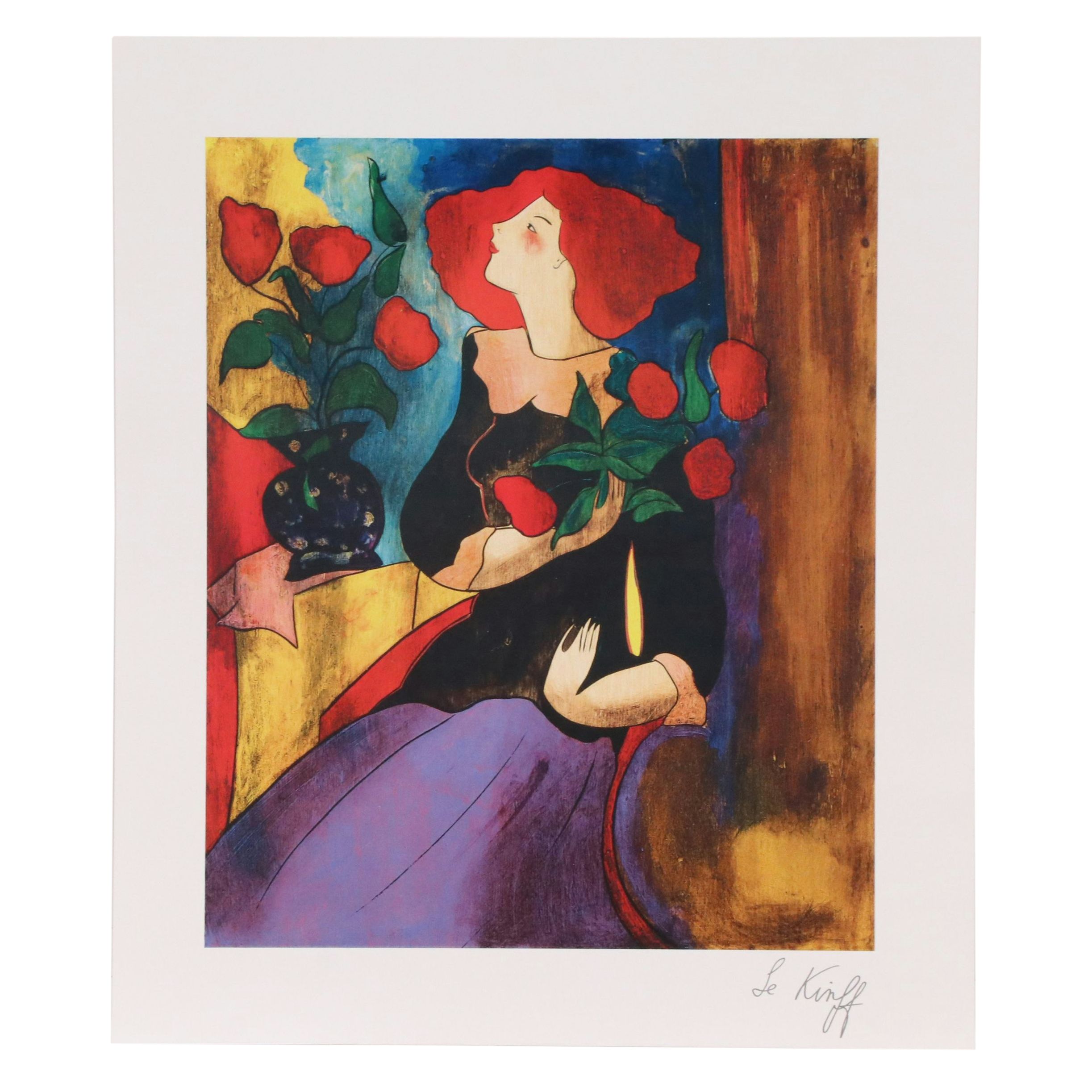 Linda Le Kinff and Jean-Claude Picot Seriolithographs