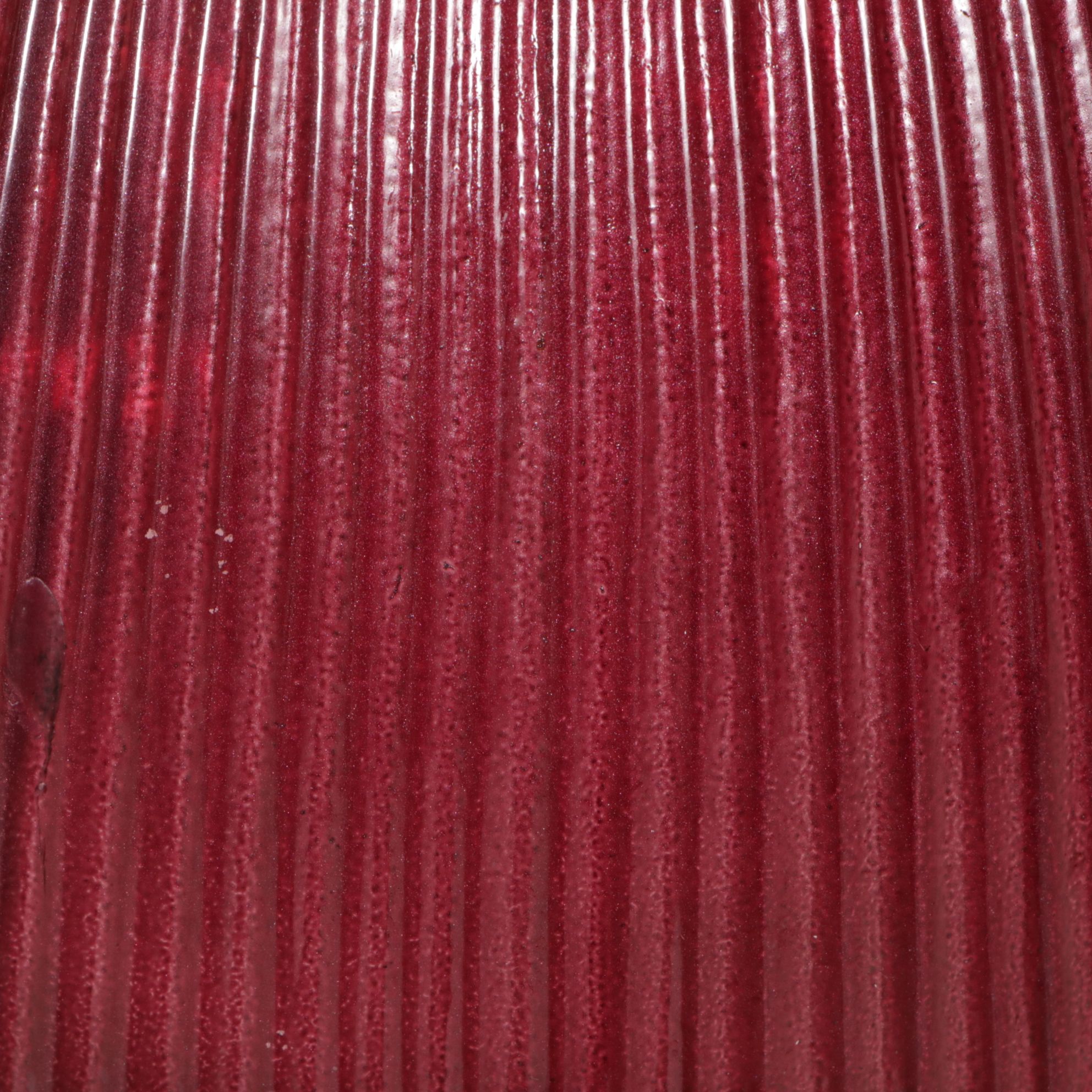 Amethyst Ribbed Glass Floor Vases