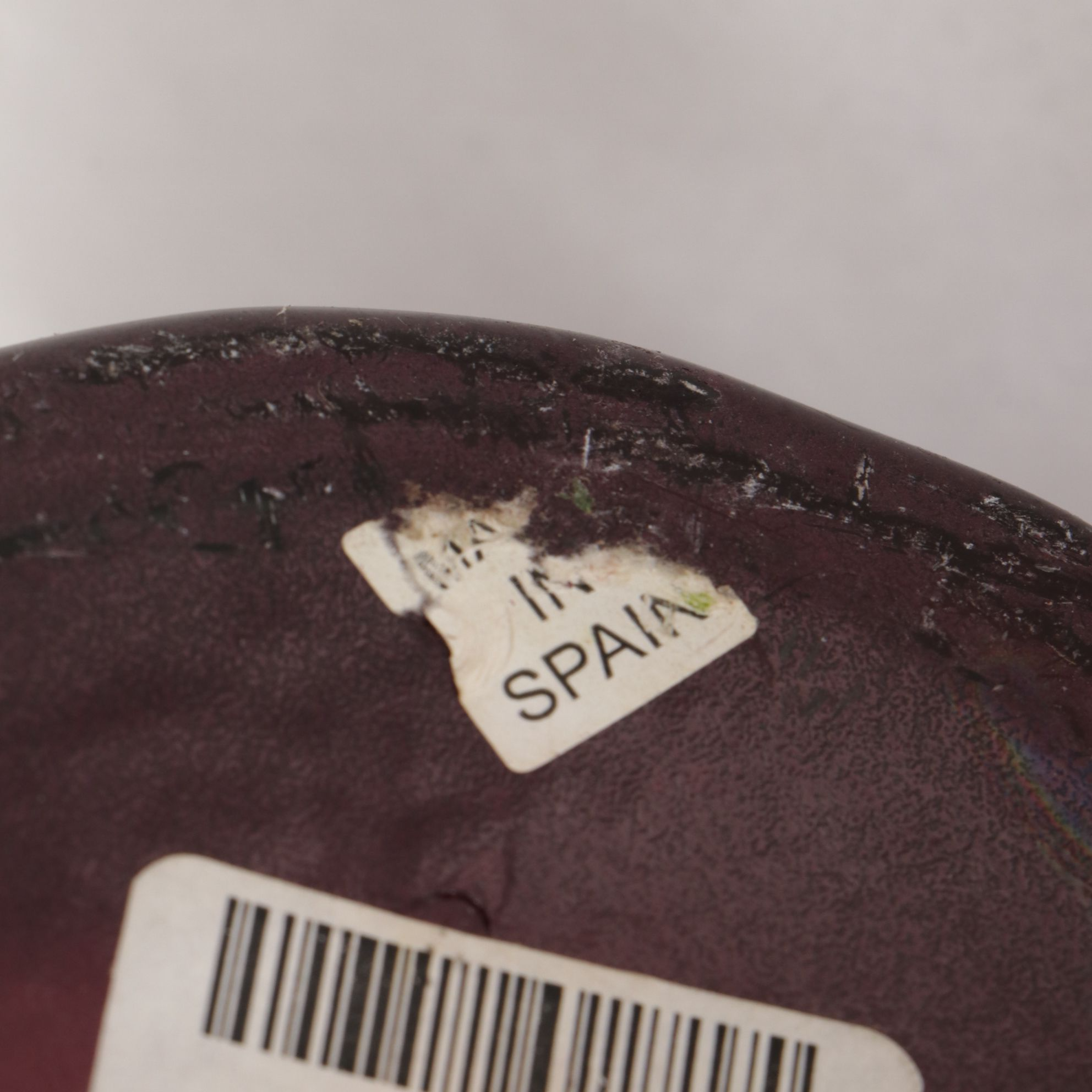 Amethyst Ribbed Glass Floor Vases