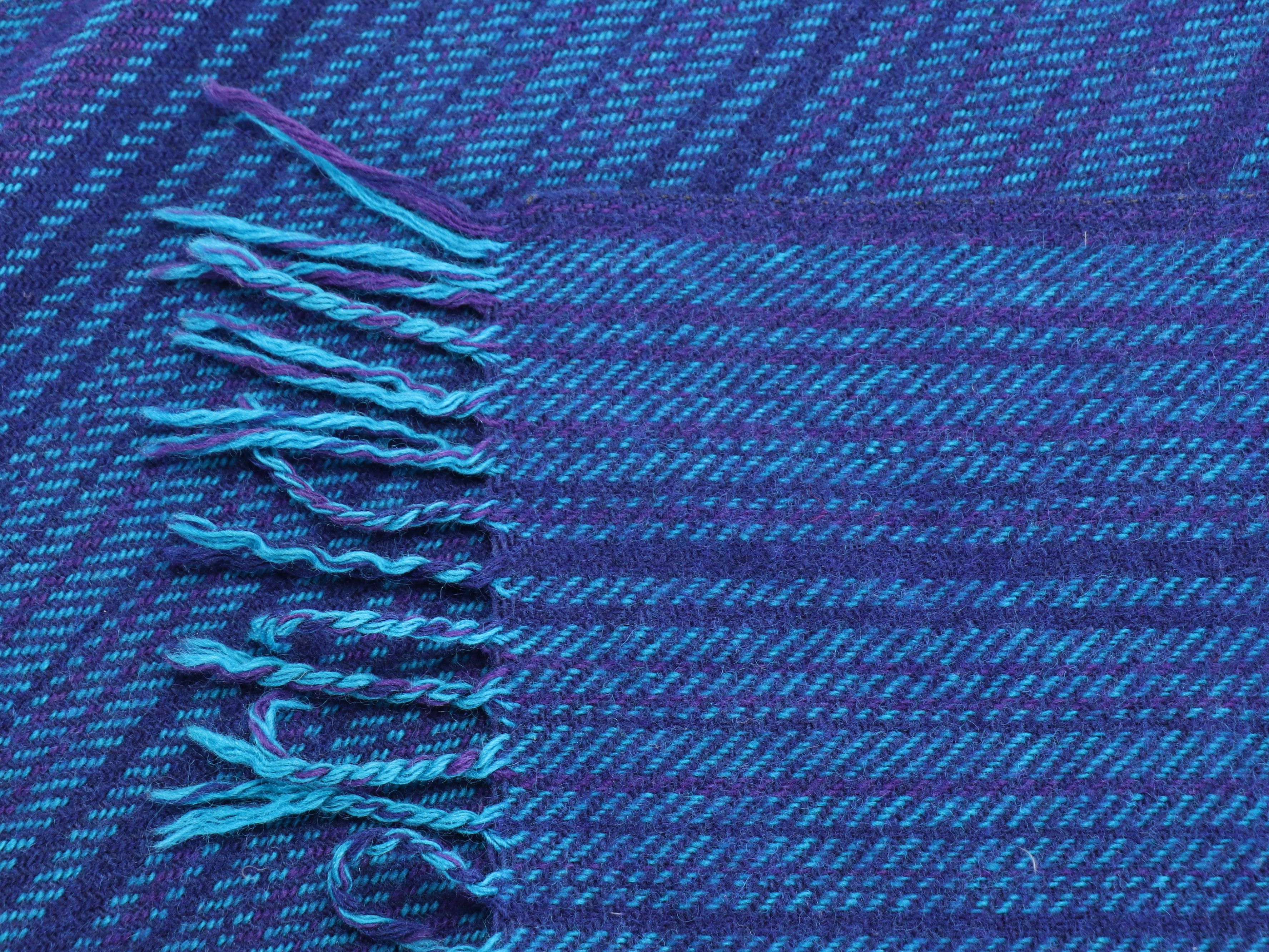 Tidstrand Swedish Wool Woven Blanket Designed by Viola Gråsten