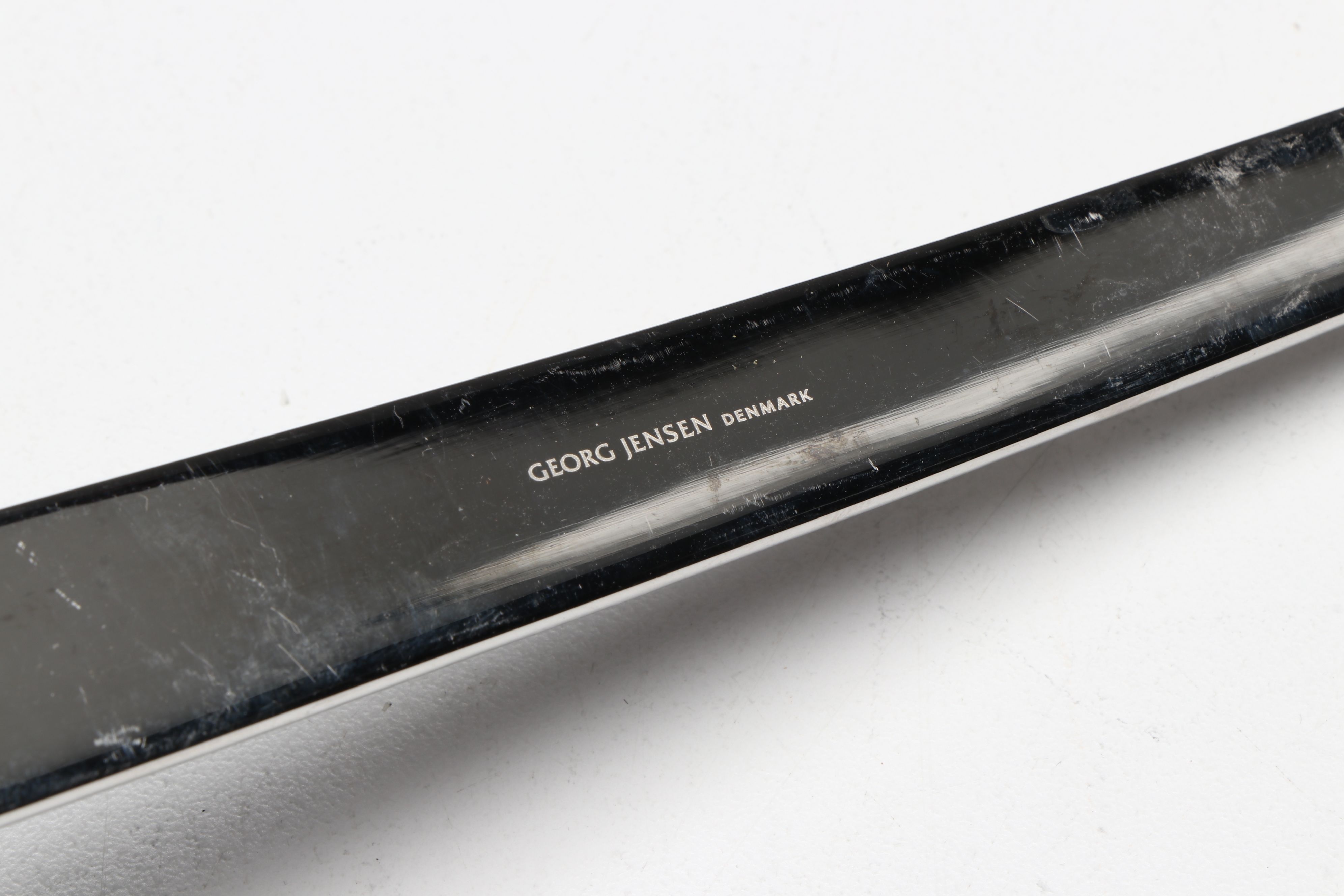 Georg Jensen Stainless Steel Snack Bowl Set with Flatware