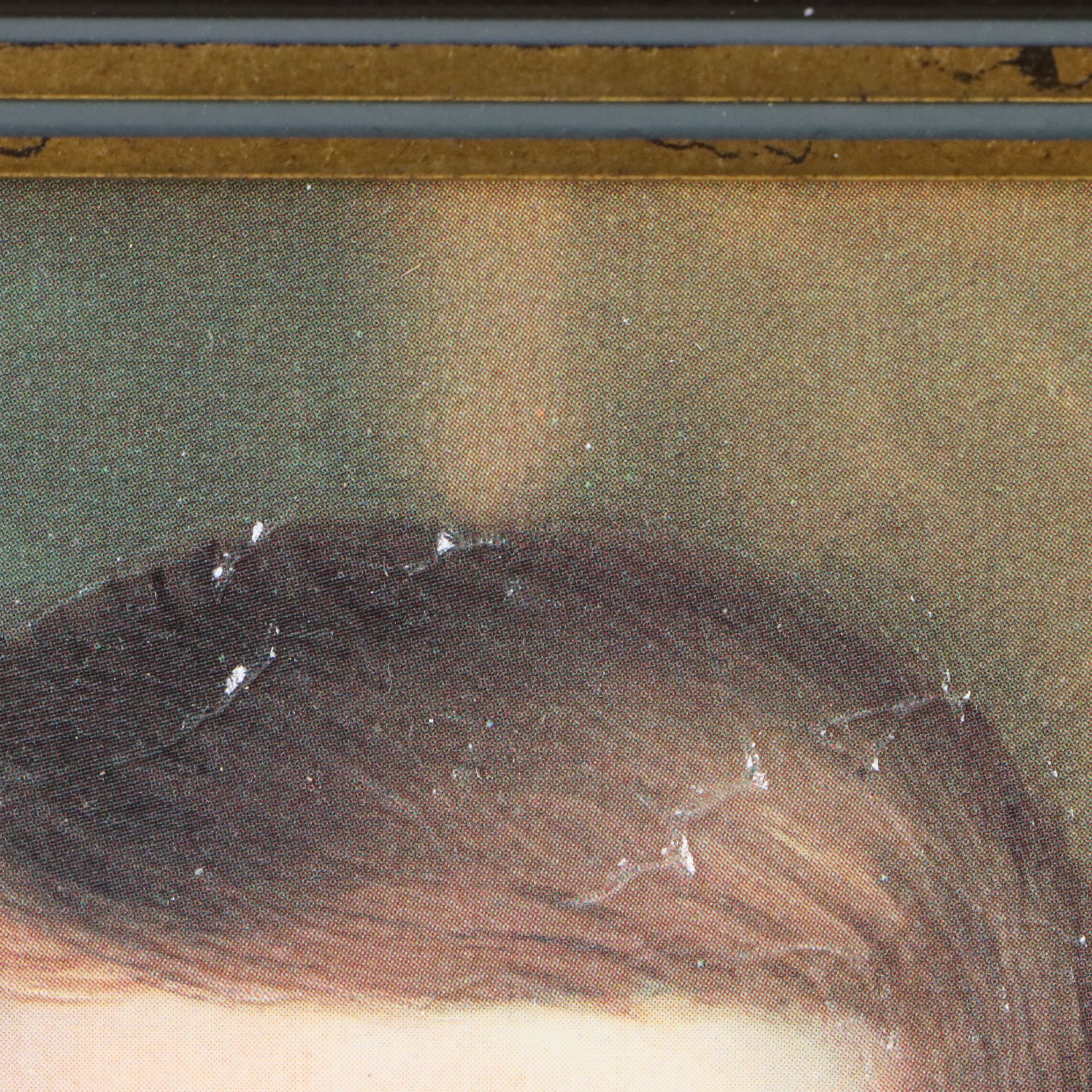 Pair of Reproduction Early American Paintings of Children, 20th or 21st Century