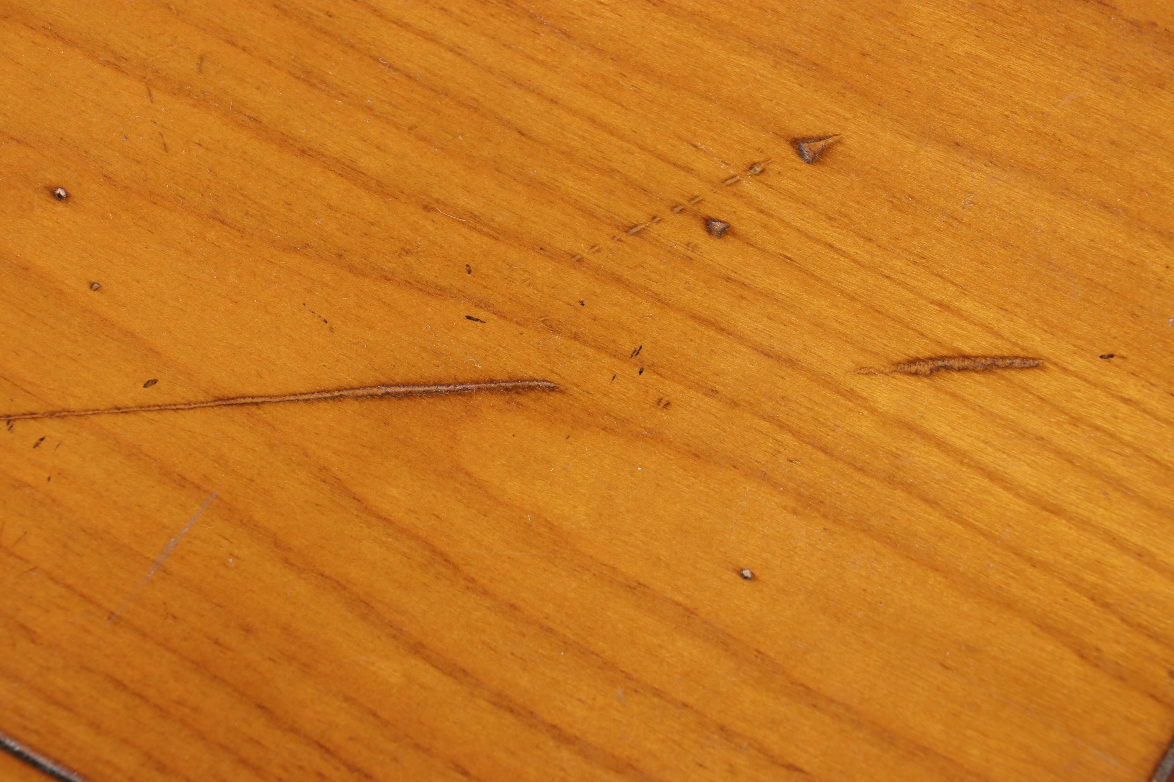 Contemporary Louis XVI Style Polychrome Striped Coffee Table, Late 20th Century