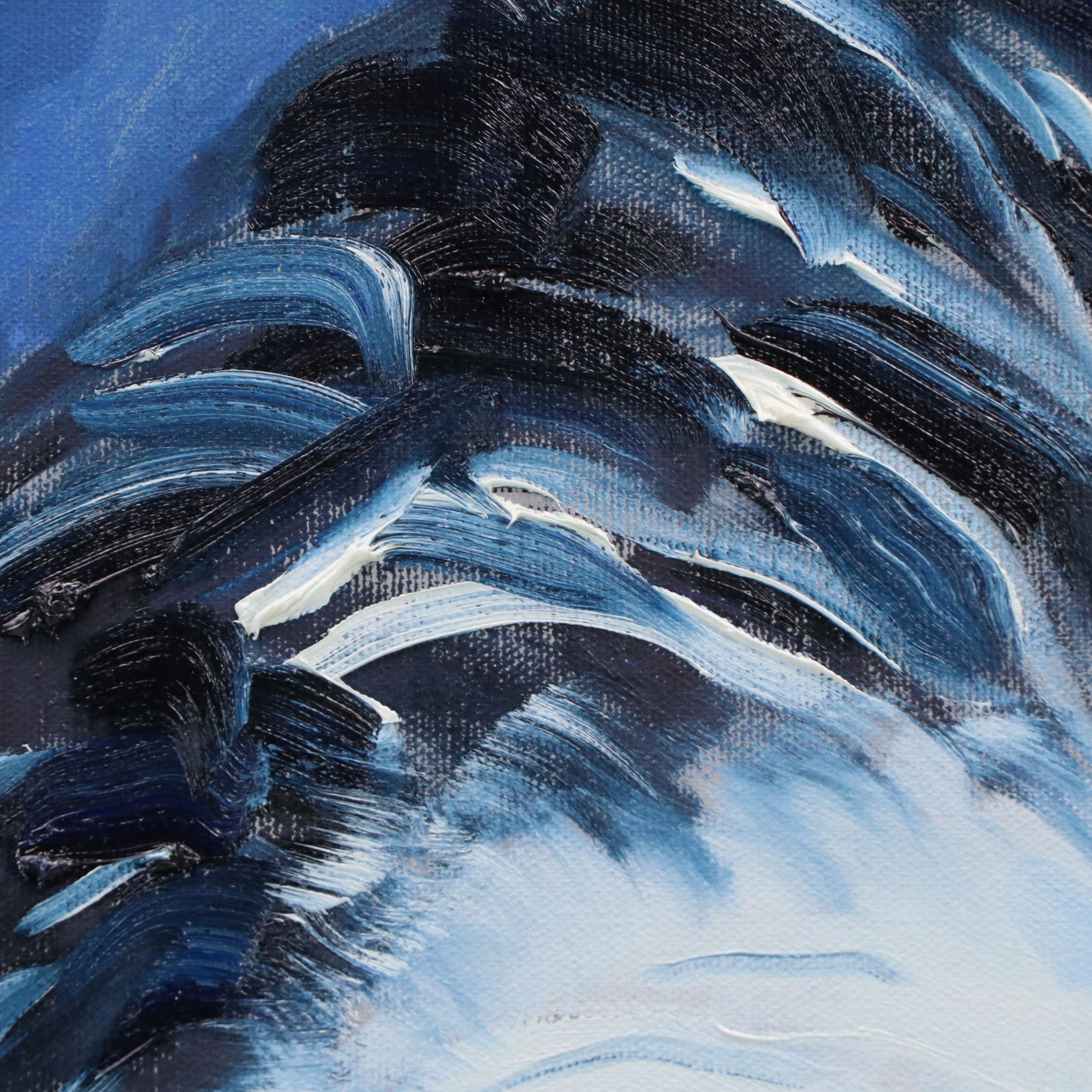 Phil Oblinger Acrylic Portrait Painting "Ruth Bader Ginsburg"