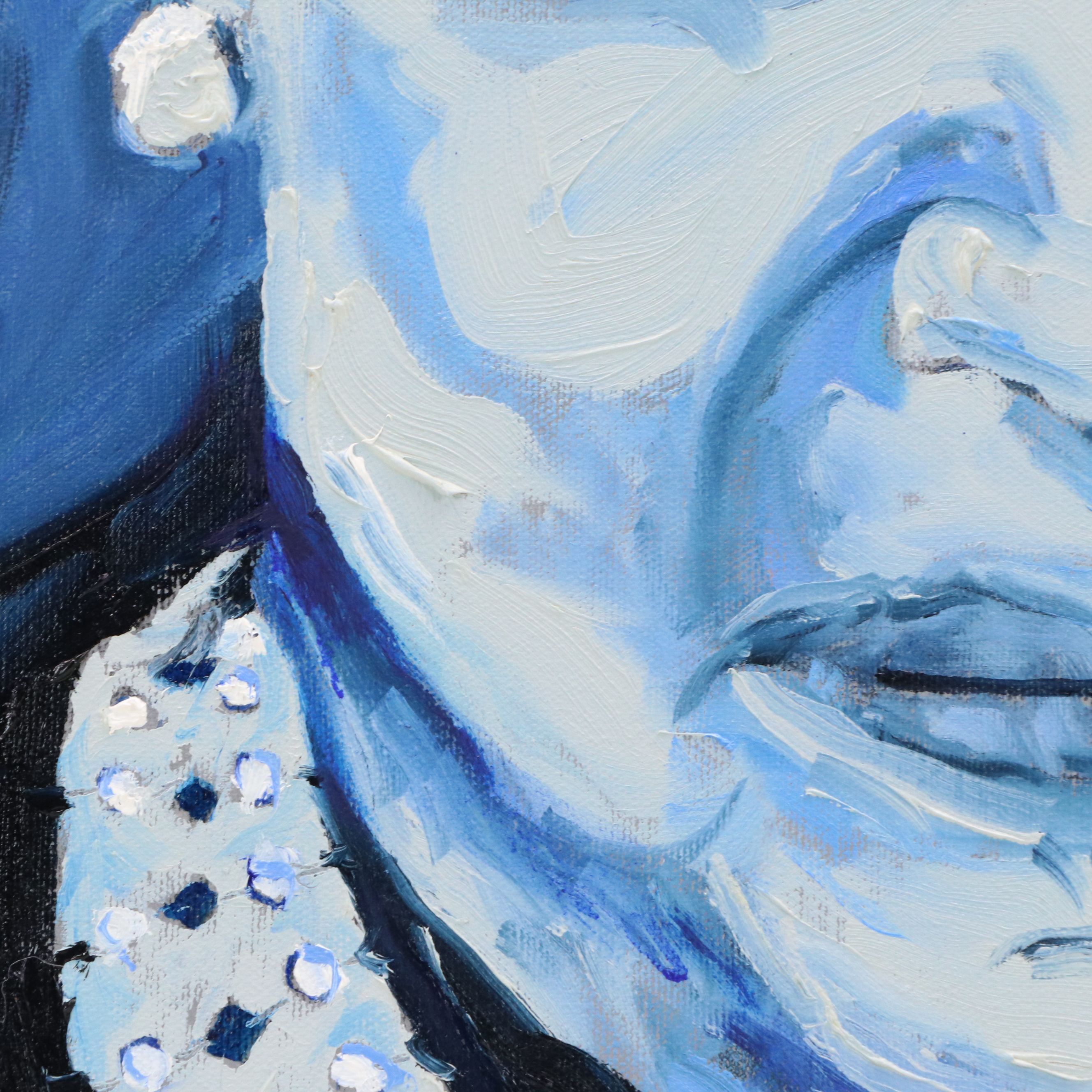 Phil Oblinger Acrylic Portrait Painting "Ruth Bader Ginsburg"