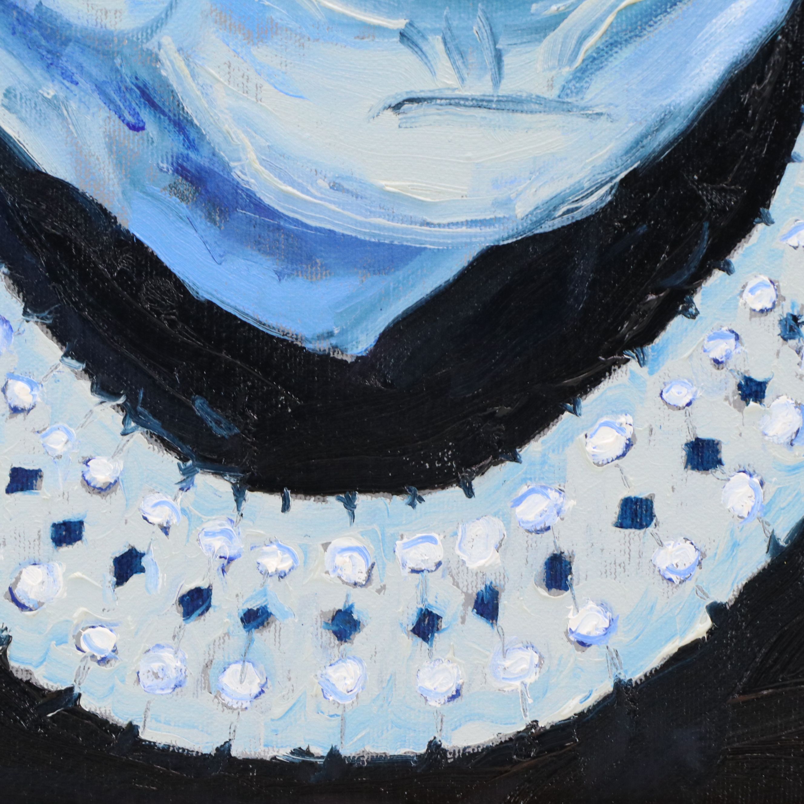 Phil Oblinger Acrylic Portrait Painting "Ruth Bader Ginsburg"