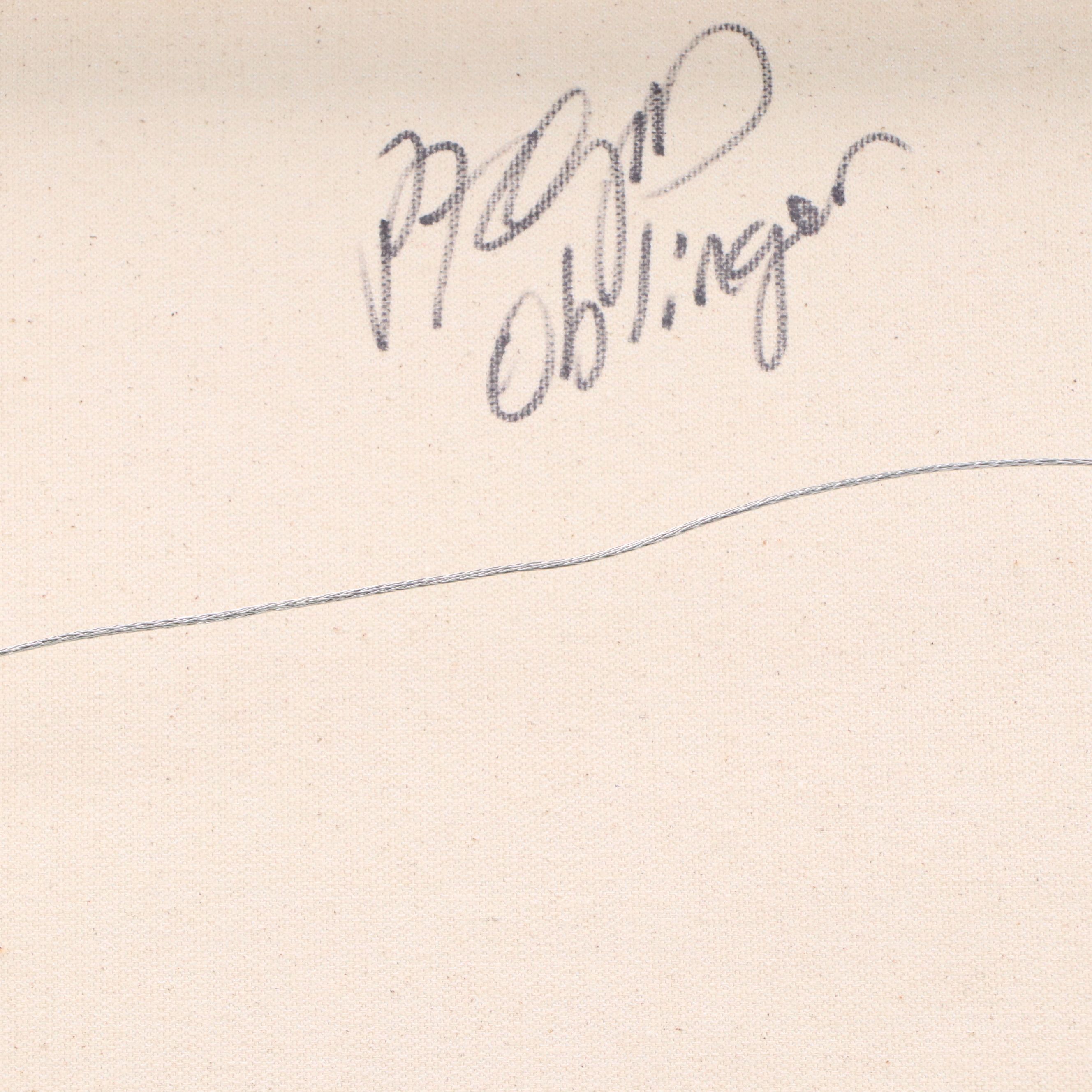 Phil Oblinger Acrylic Portrait Painting "Ruth Bader Ginsburg"