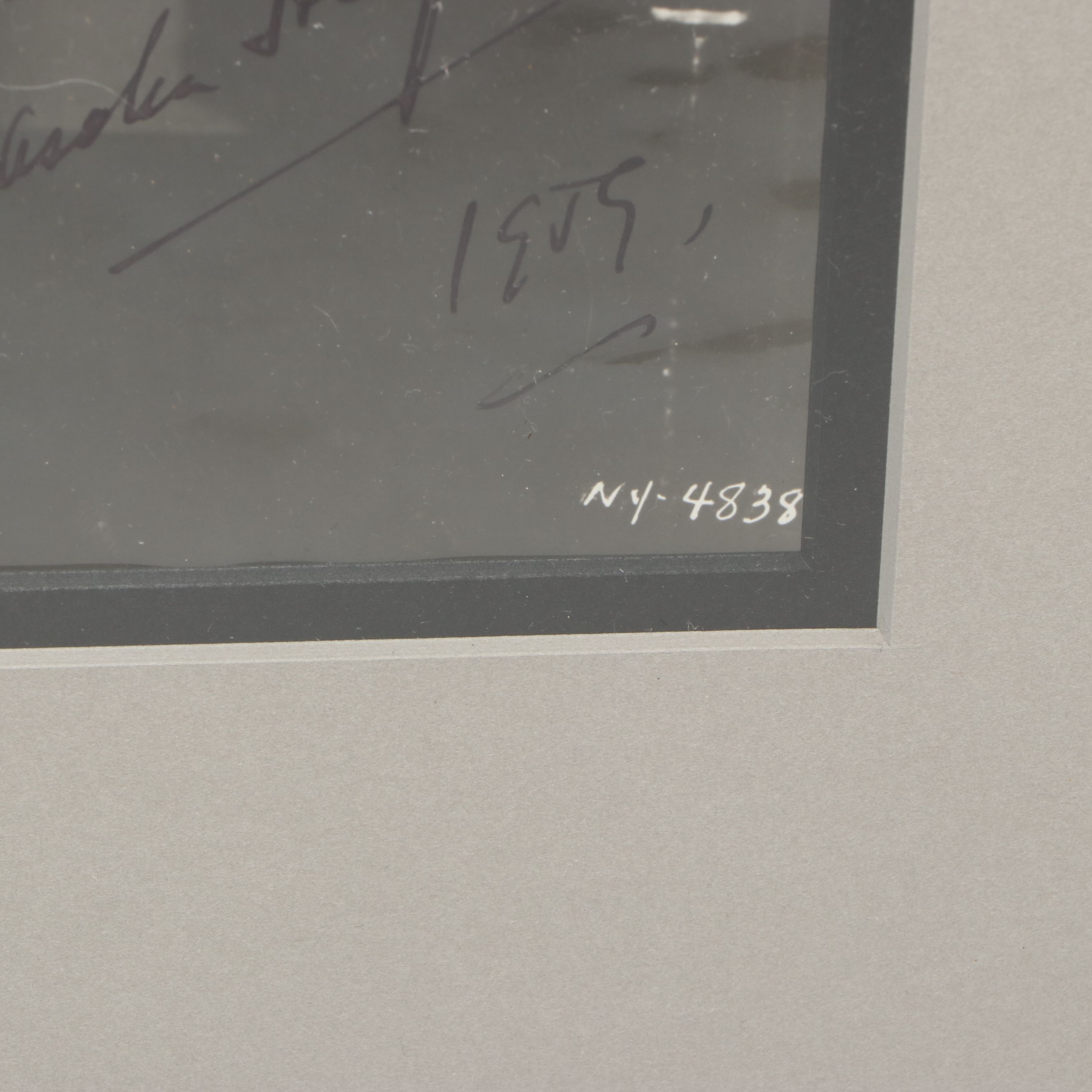 Jascha Heifetz Signed Photograph, 1955