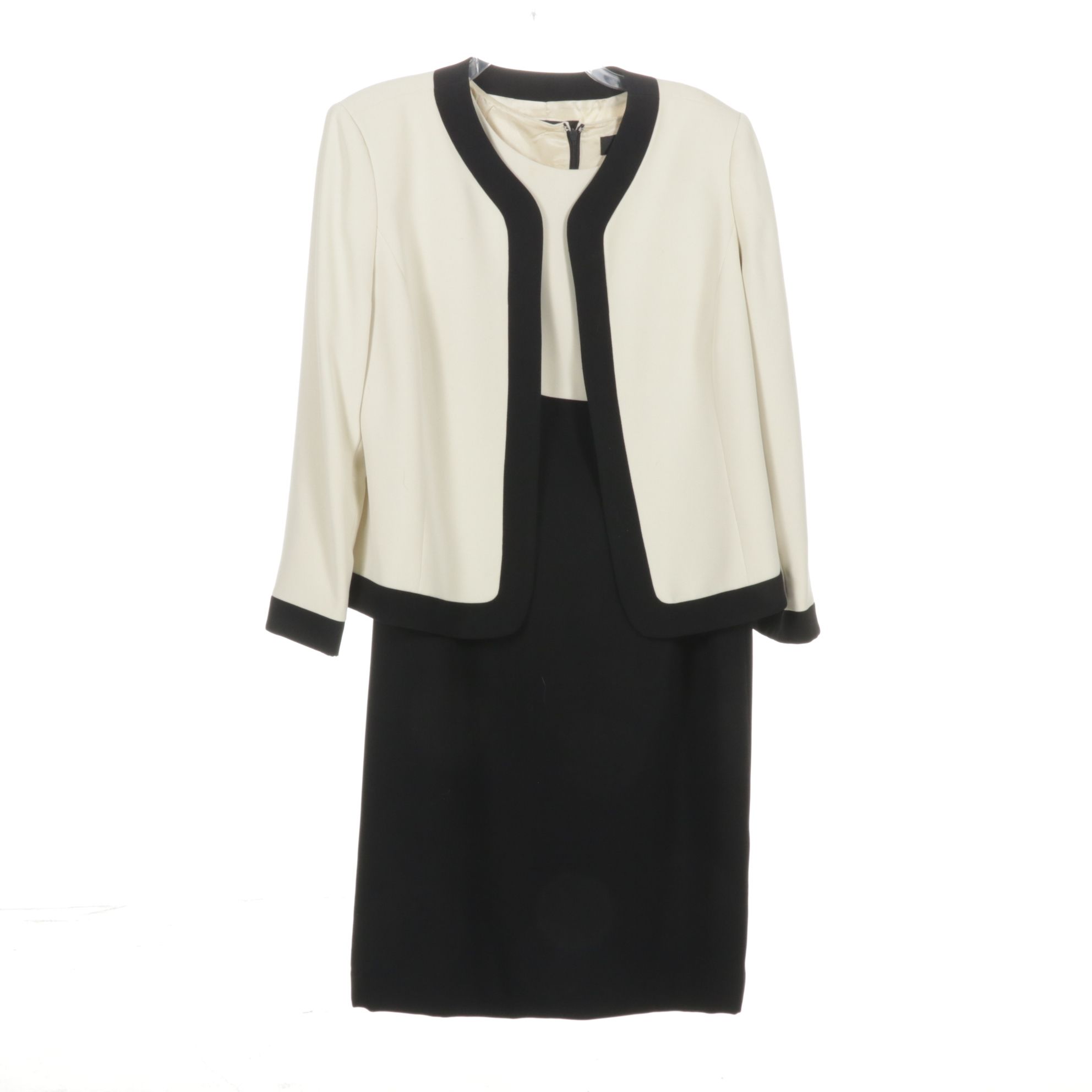 Kristen Blake & Forecaster Black Wool Coats with Kasper Blazer & Sheath Dress