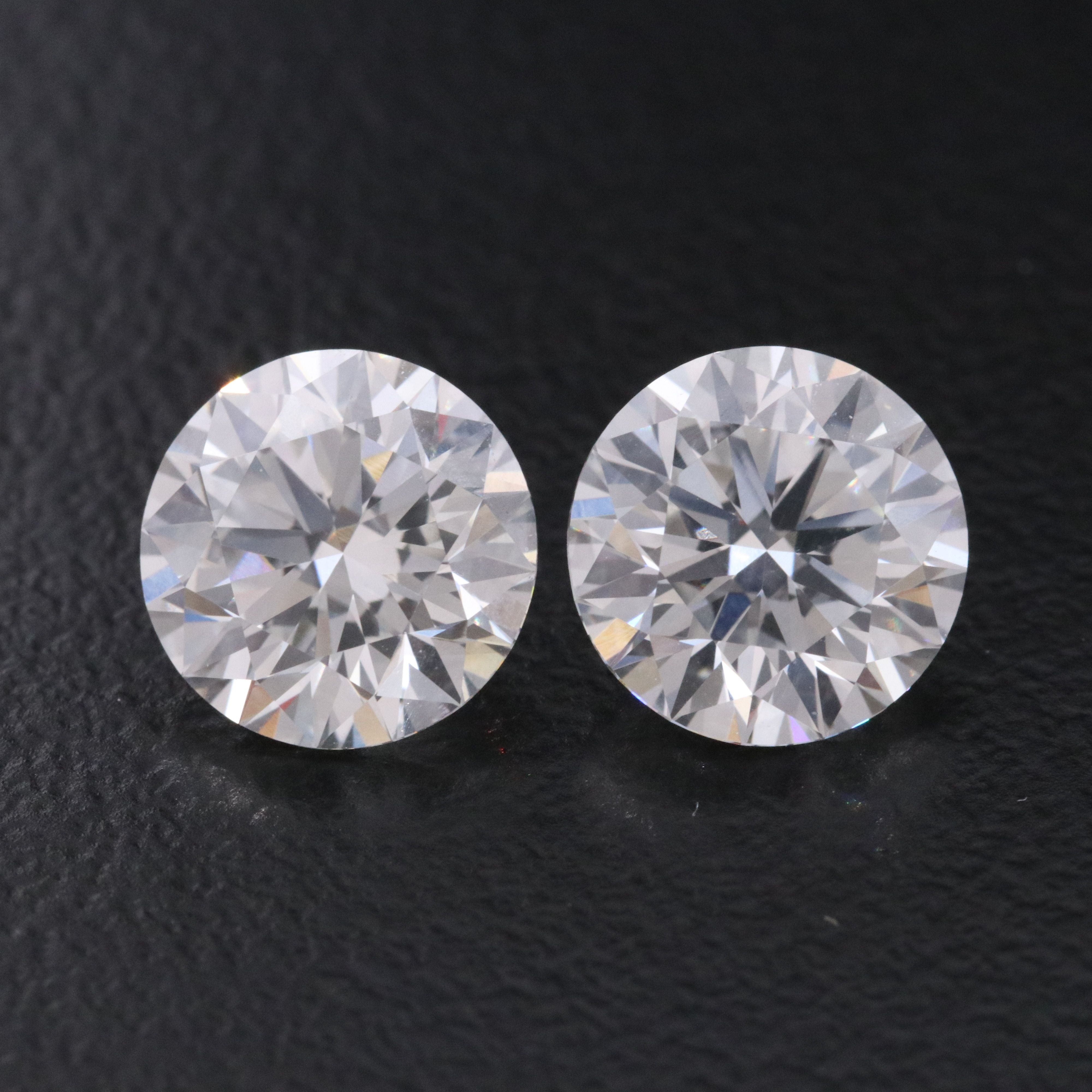 Loose 4.20 CTW Lab Grown Diamond Pair with IGI Reports