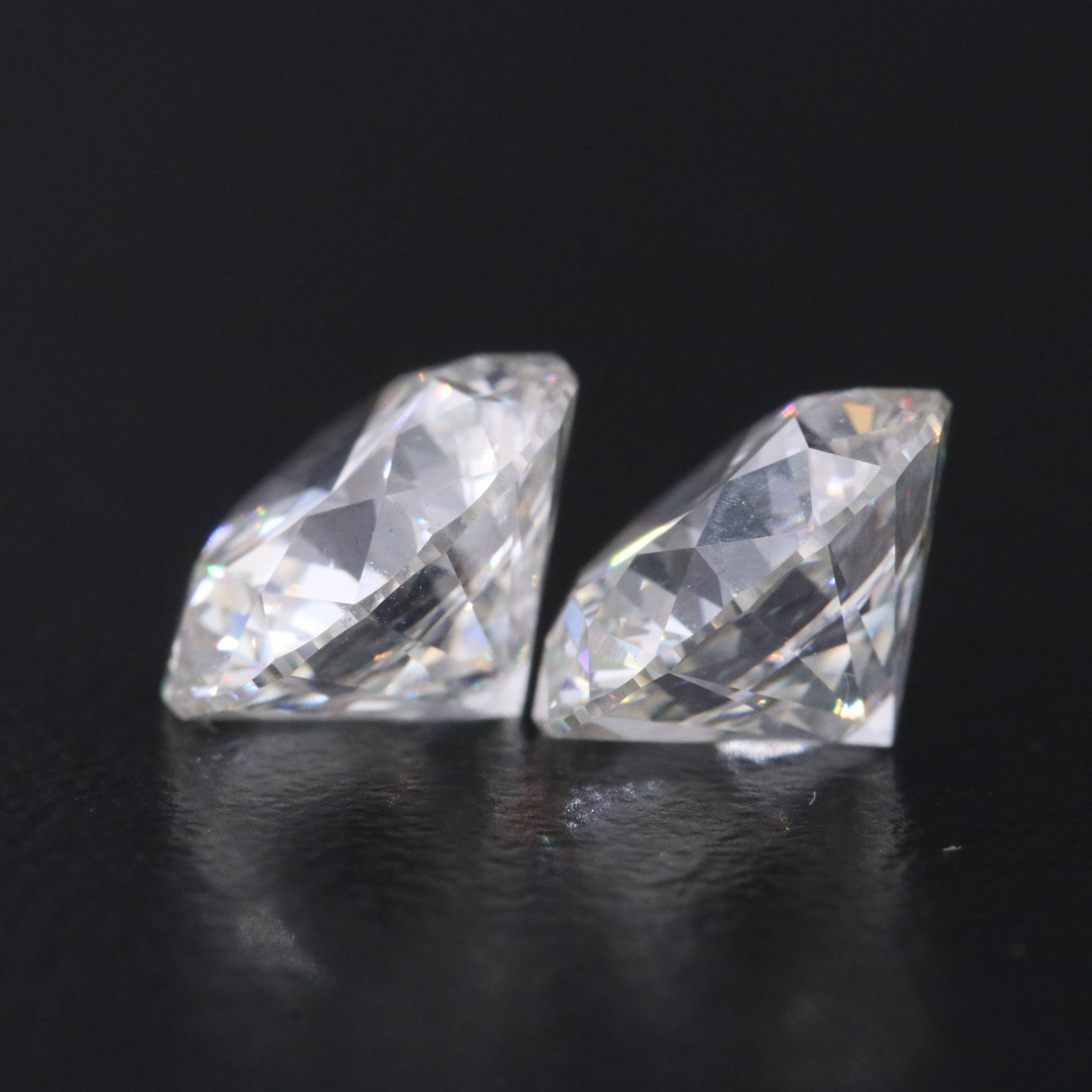Loose 4.20 CTW Lab Grown Diamond Pair with IGI Reports