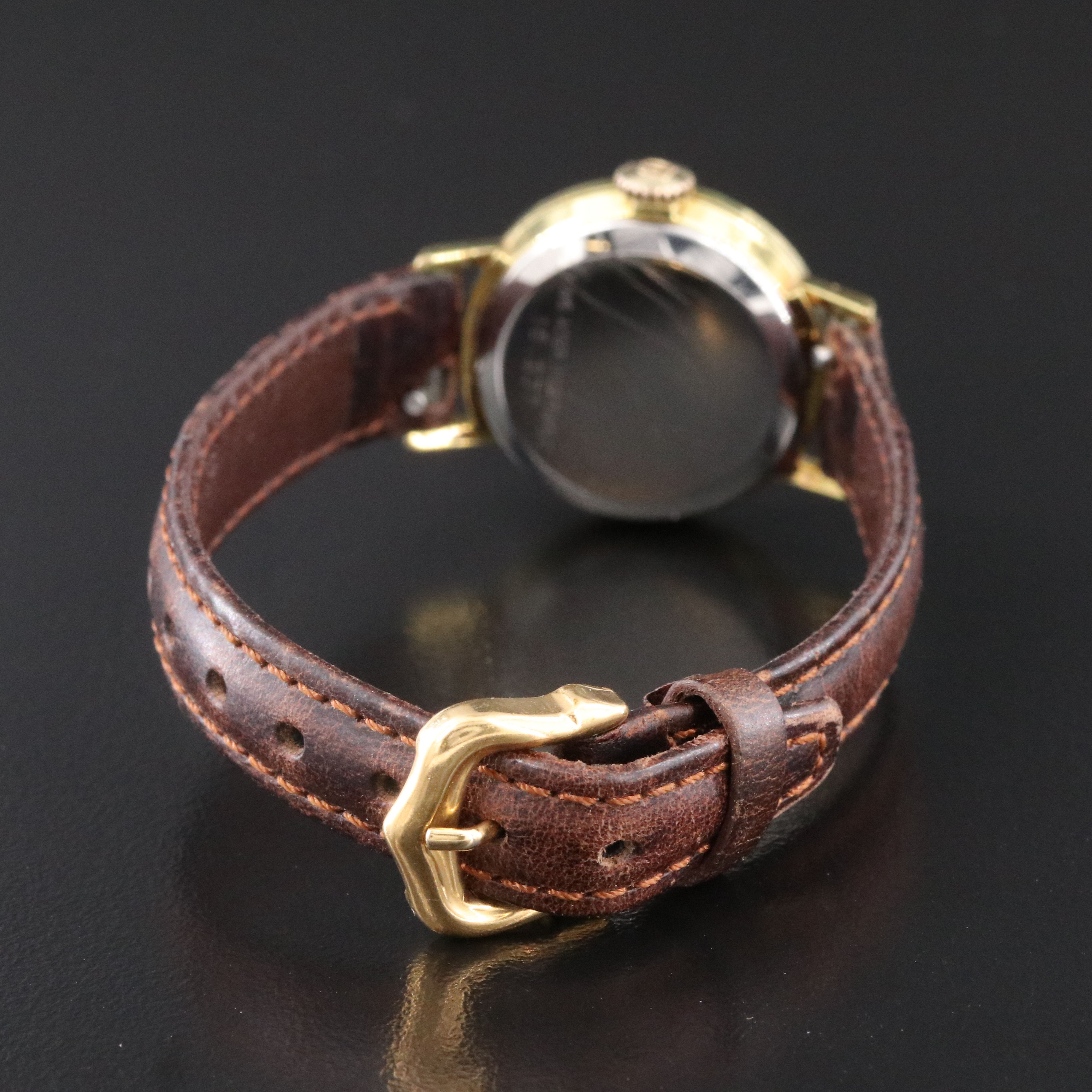 Bucherer Gold-Plated and Stainless Steel Swiss Mechanical Dress Watch