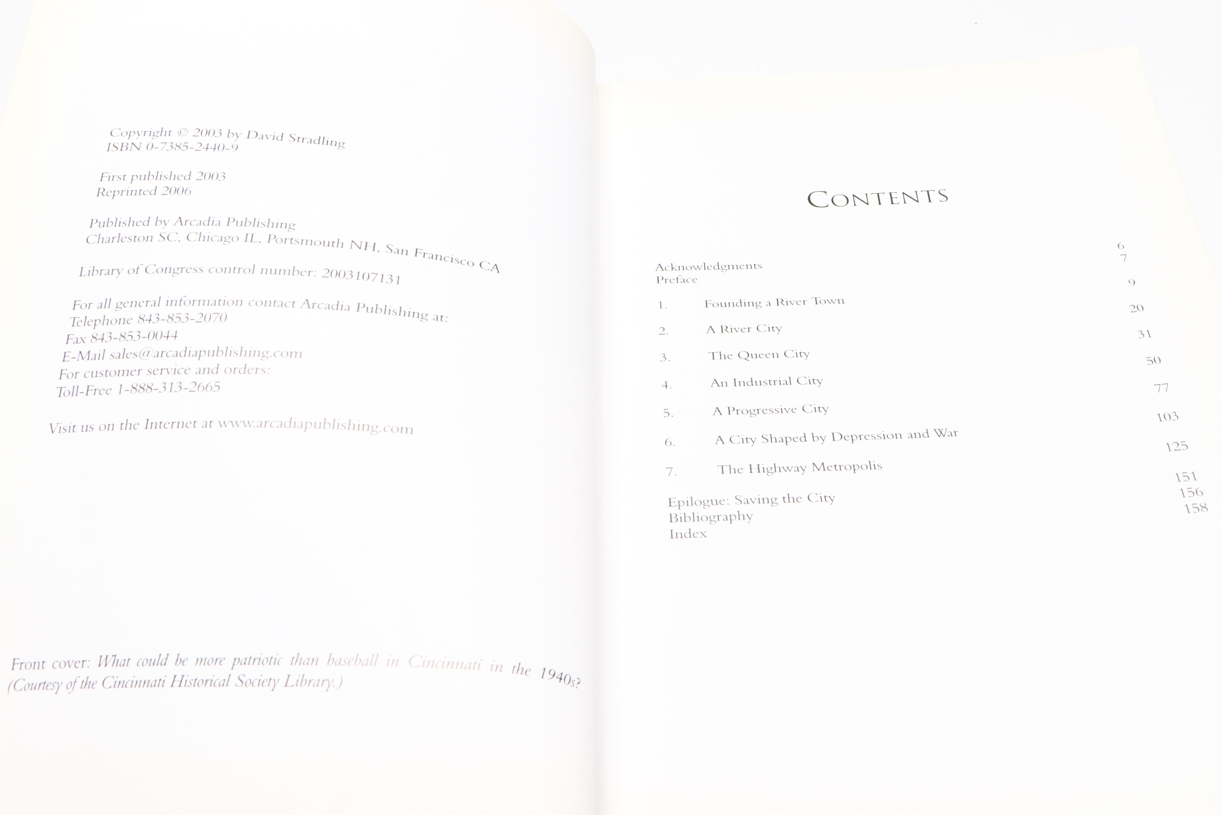 "Cincinnati: A Pictorial History," "Cincinnati's Over-the-Rhine," and More Books