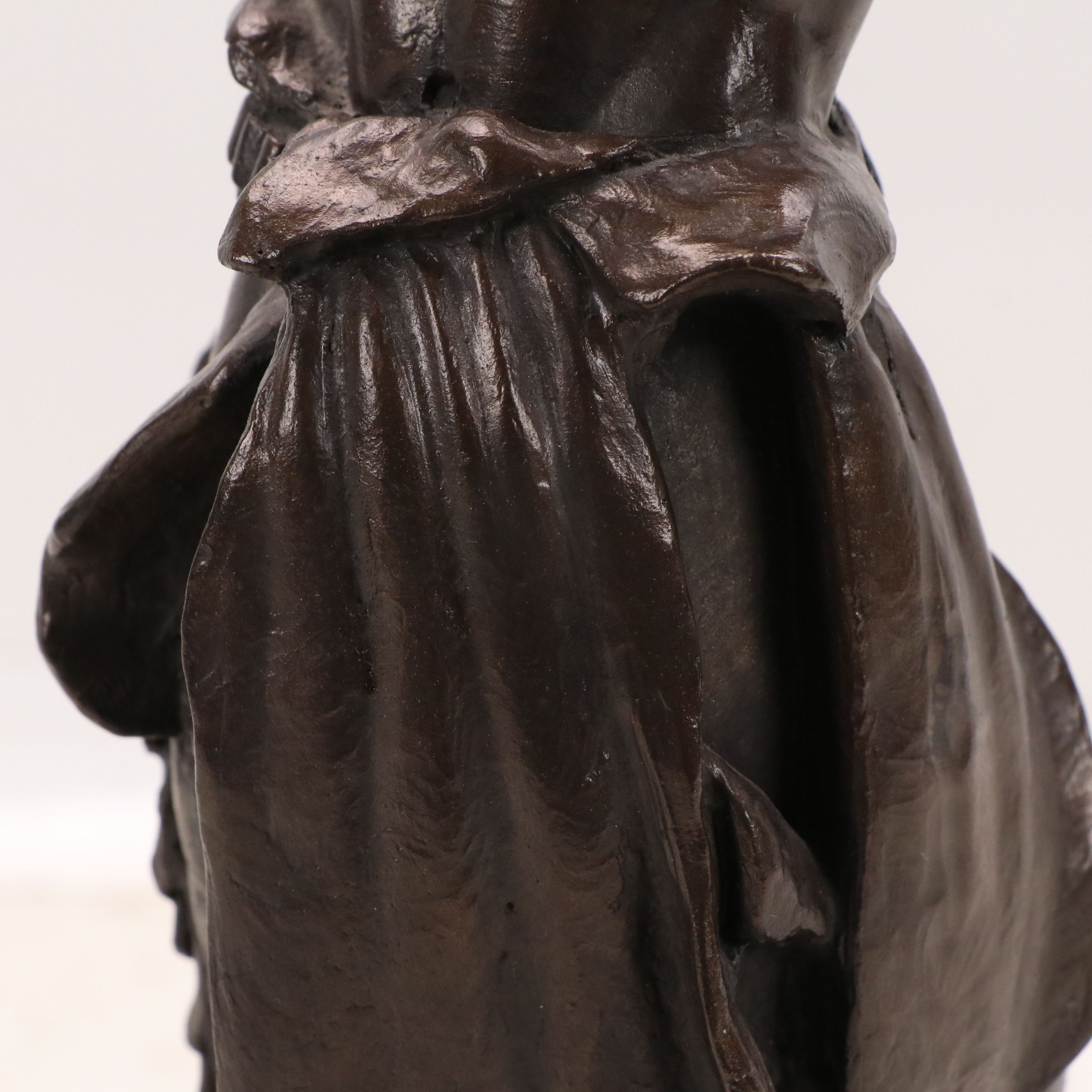 After Frederic Remington Plaster Sculpture "Conjuring Back the Buffalo," 1989