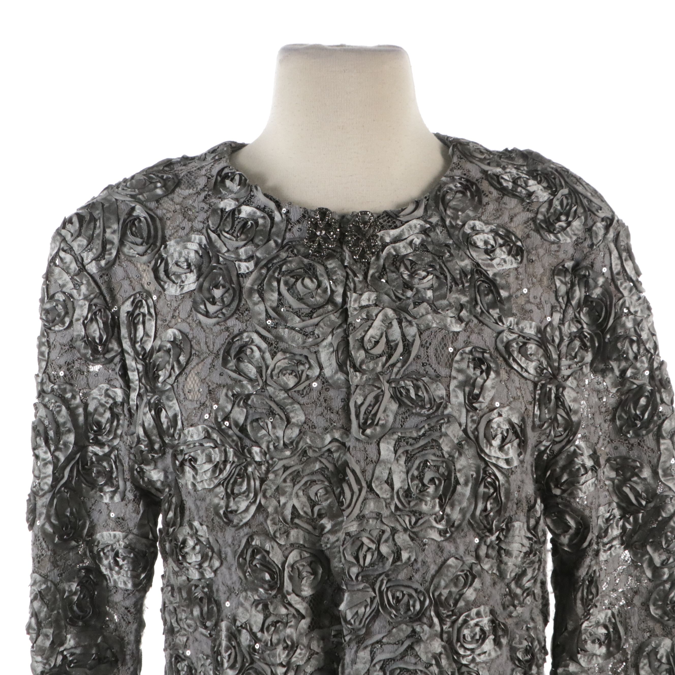 Cachet and Moshita Couture Embroidered and Ribbon Work Occasion Jackets