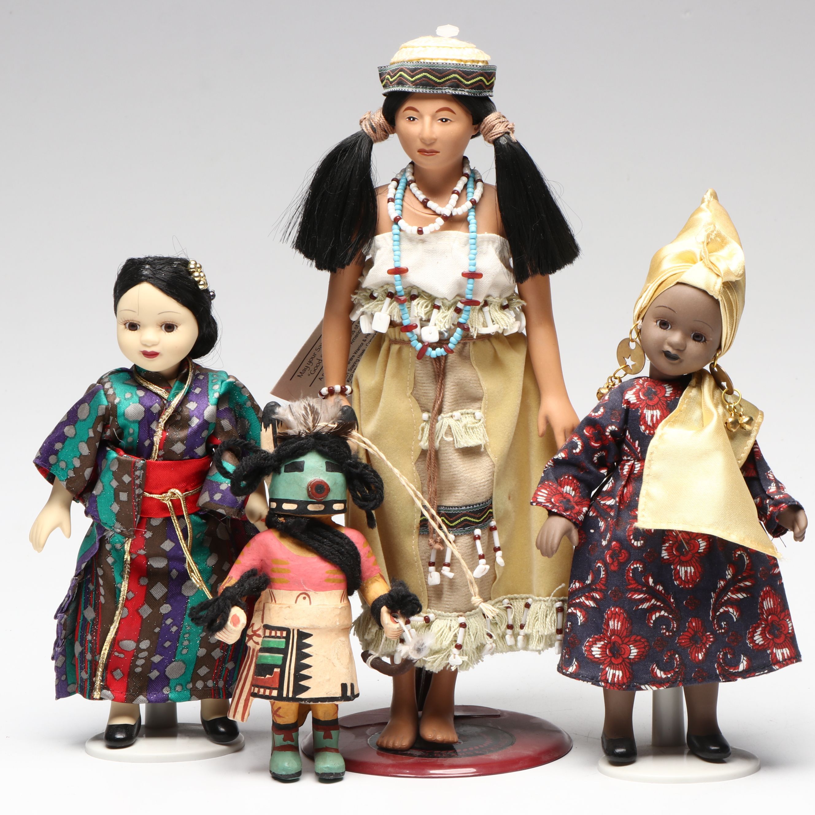Ruben M. Tejada "Little Otter" Hupa Princess Doll and Other Dolls